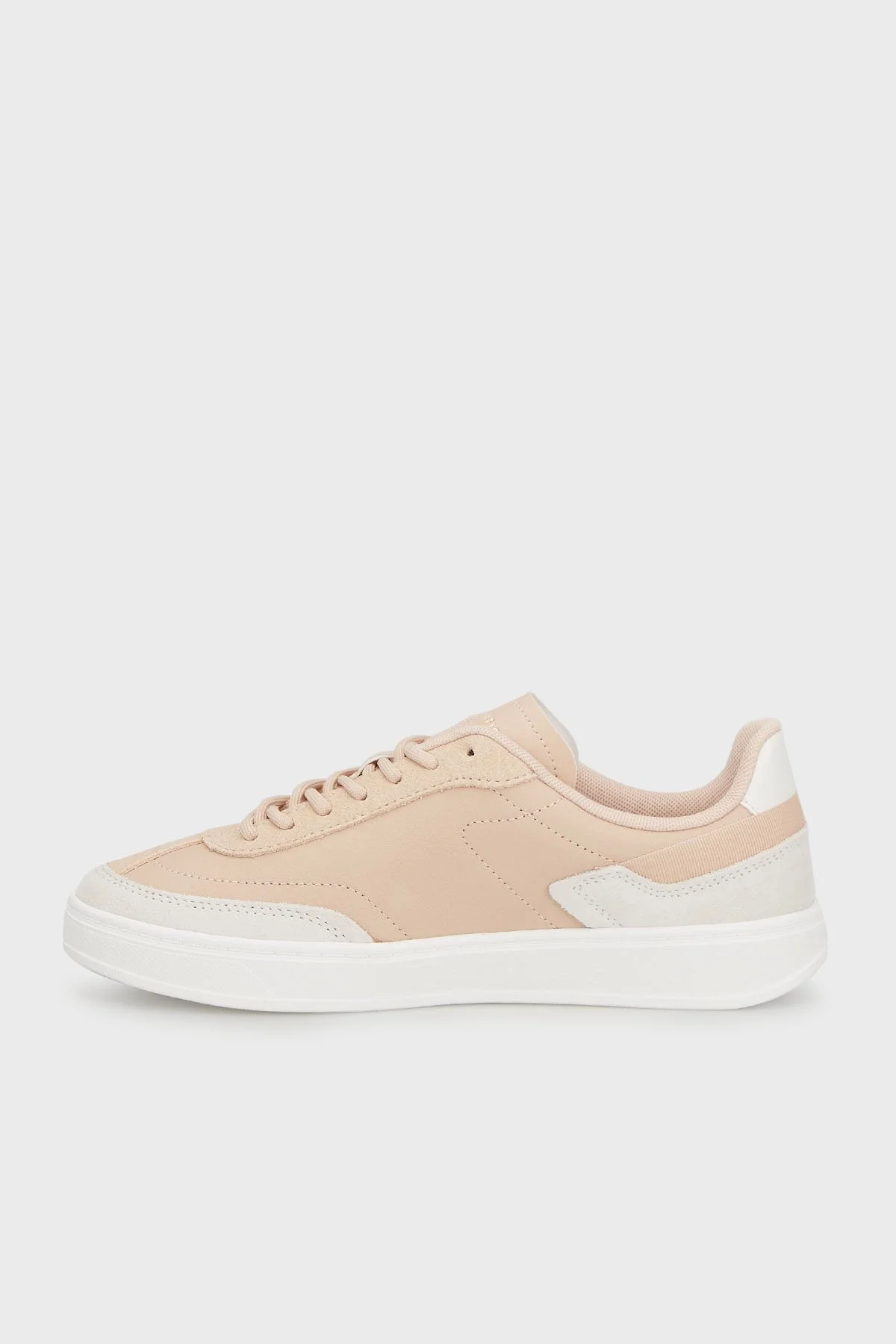 Tommy Hilfiger Logolu Süet Sneaker Kadın Ayakkabı FW0FW08186 TRY PEMBE - 3