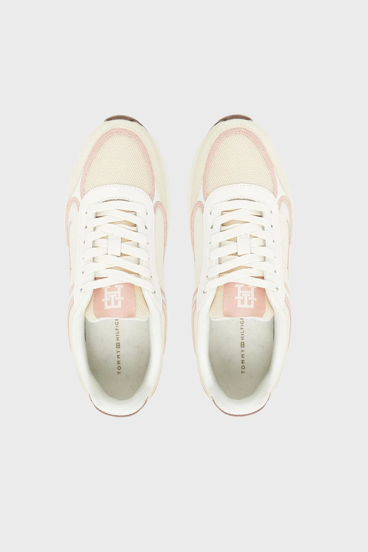 Tommy Hilfiger Logolu Süet Sneaker Kadın Ayakkabı FW0FW08693 0GC BEJ - 3