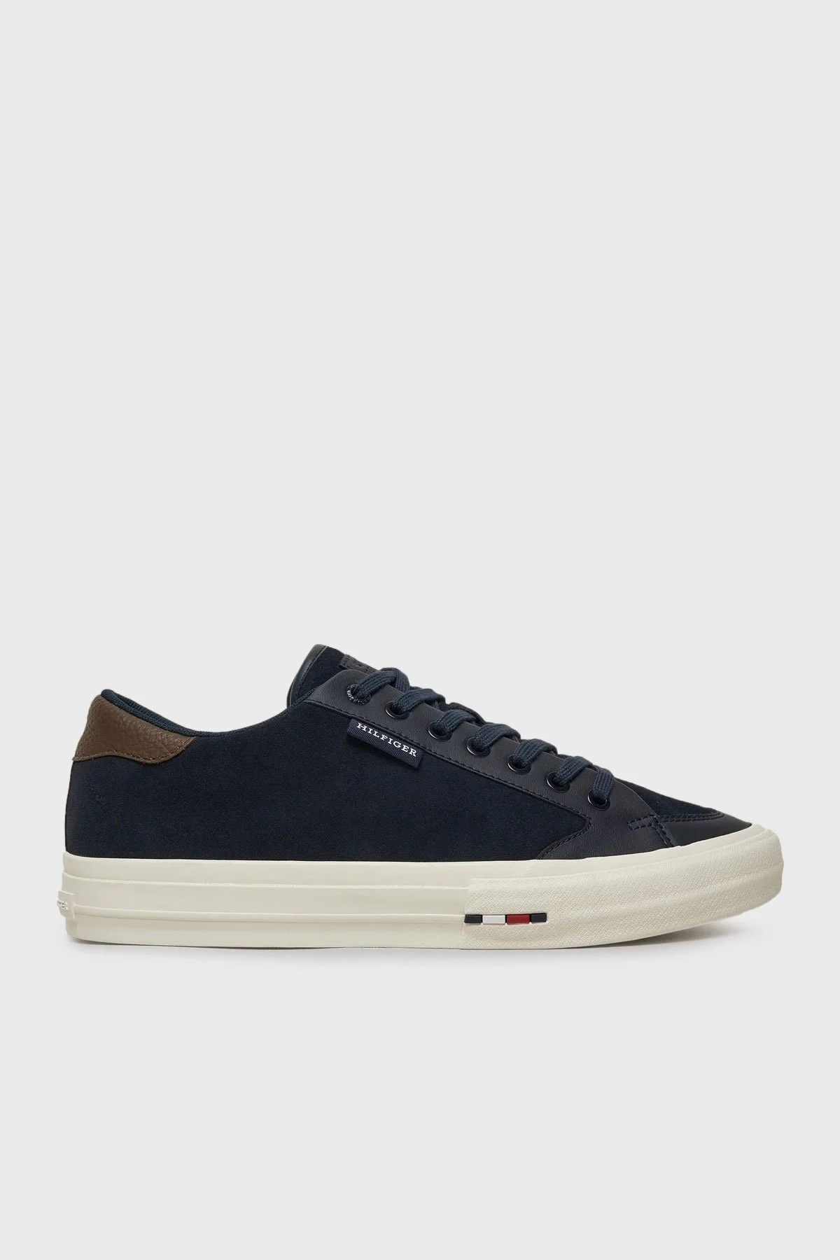 Tommy Hilfiger Logolu Süet Sneaker Erkek Ayakkabı FM0FM05458 DW5 LACİVERT - 6
