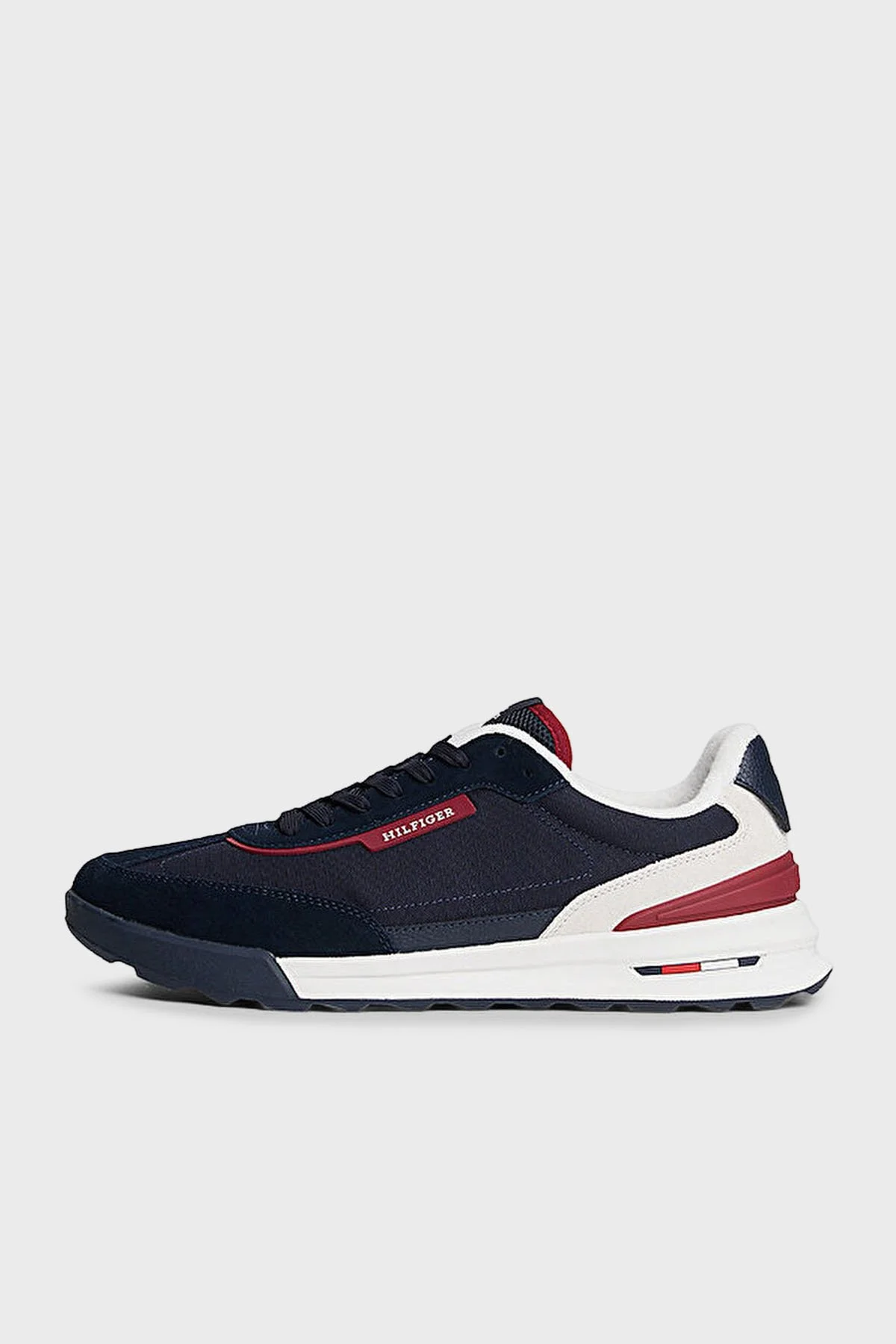 Tommy Hilfiger Logolu Süet Sneaker Erkek Ayakkabı FM0FM05640 DW5 LACİVERT - 3