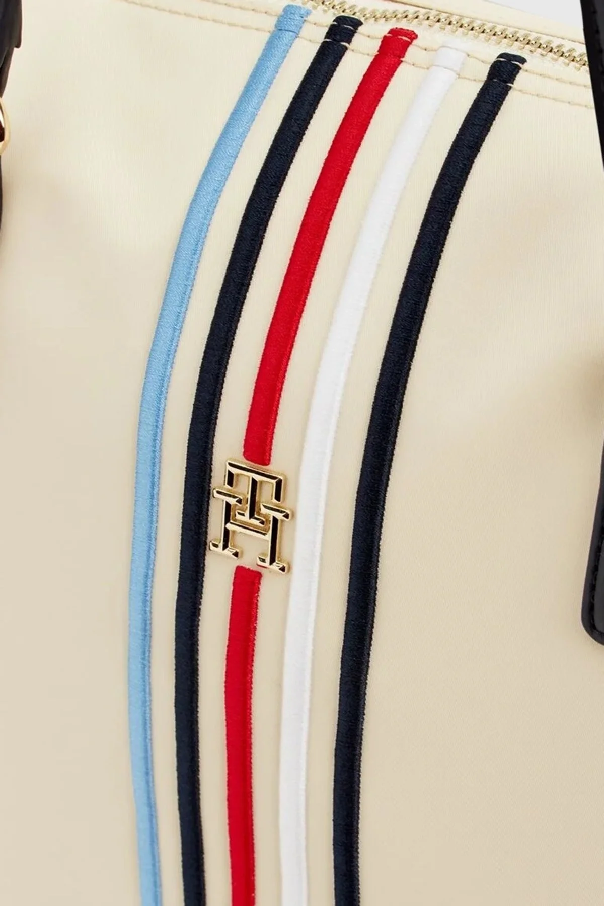 Tommy Hilfiger Logolu Tote Bayan Çanta AW0AW15981 AEF BEJ - 4