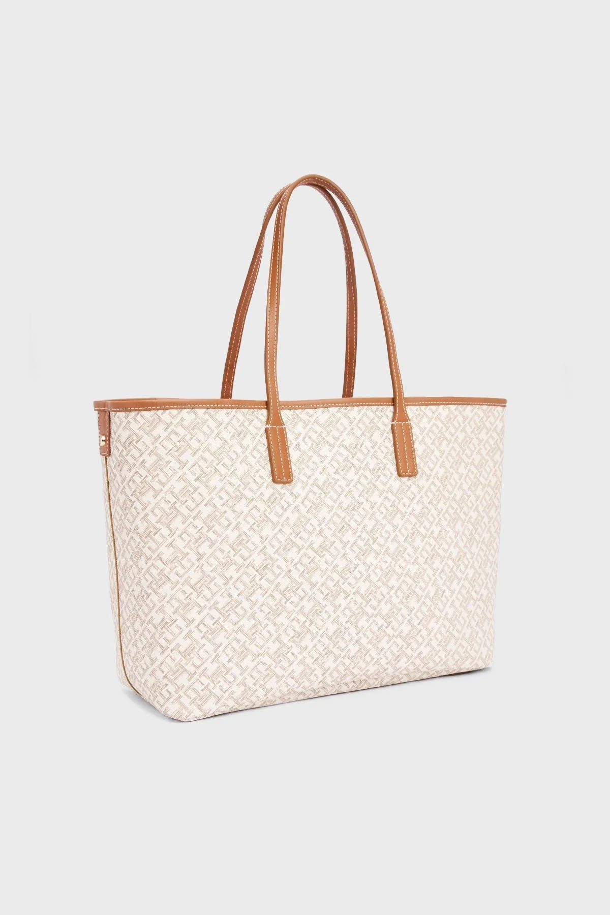 Tommy Hilfiger Logolu Tote Bayan Çanta AW0AW17379 RBC KOYU HAKİ - 3