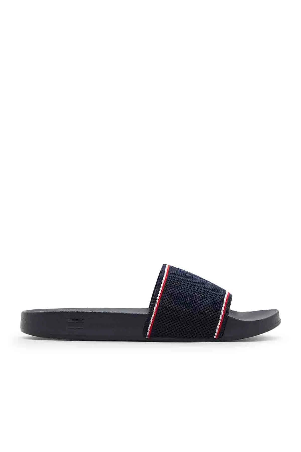 Tommy Hilfiger Marka Logolu Bayan Terlik FW0FW05456 DW5 LACİVERT - 1
