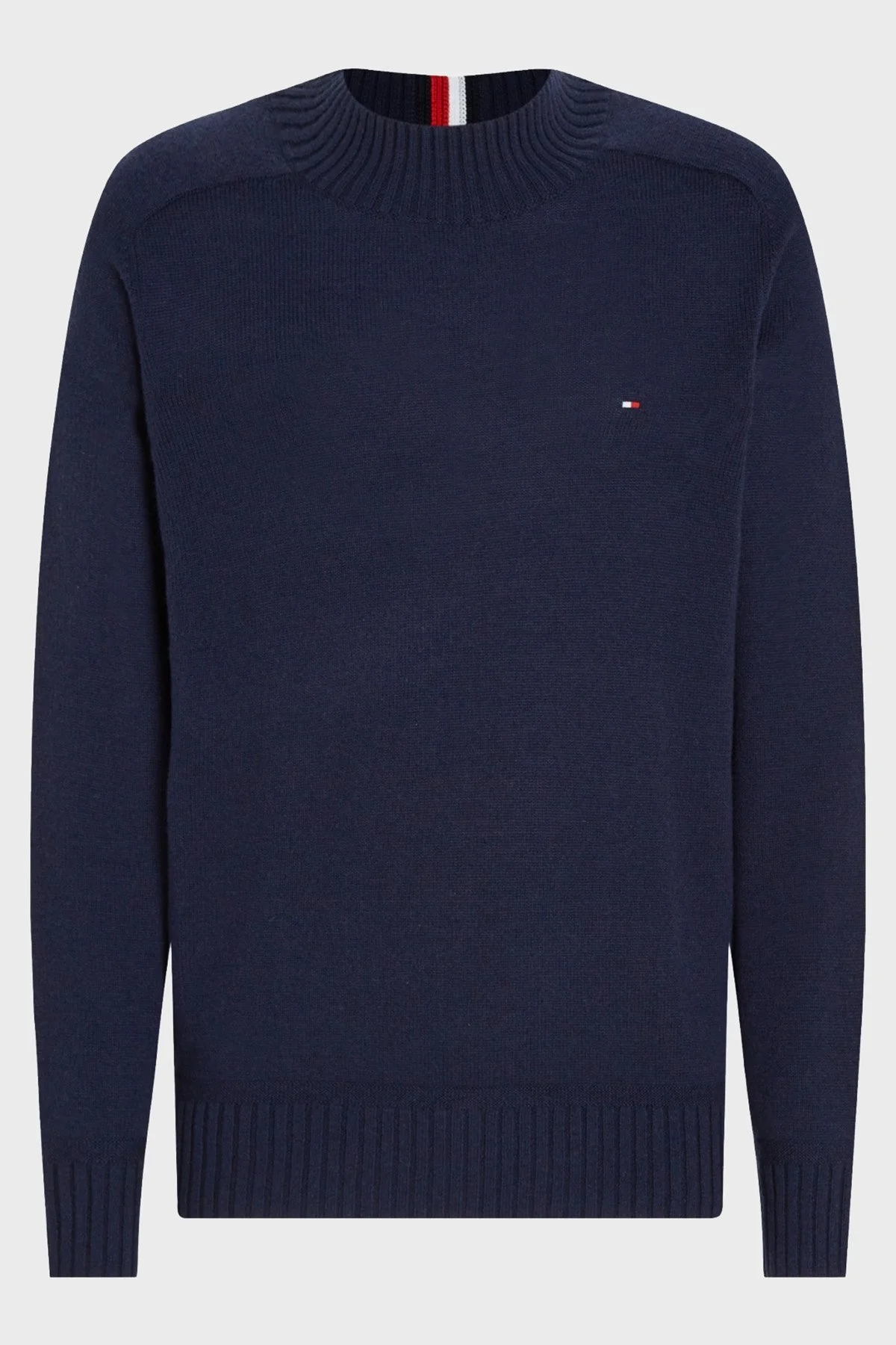 Tommy Hilfiger Merinos Yünü Örgü Erkek Kazak MW0MW33101 DW5 LACİVERT - 5