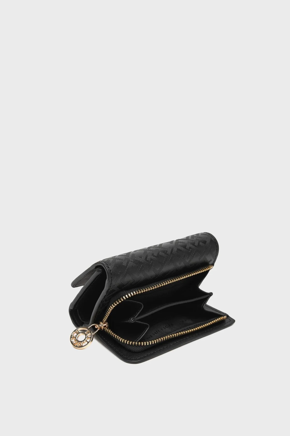 Tommy Hilfiger Monogram Logo Baskılı Bayan Cüzdan AW0AW17257 BDS SİYAH - 8
