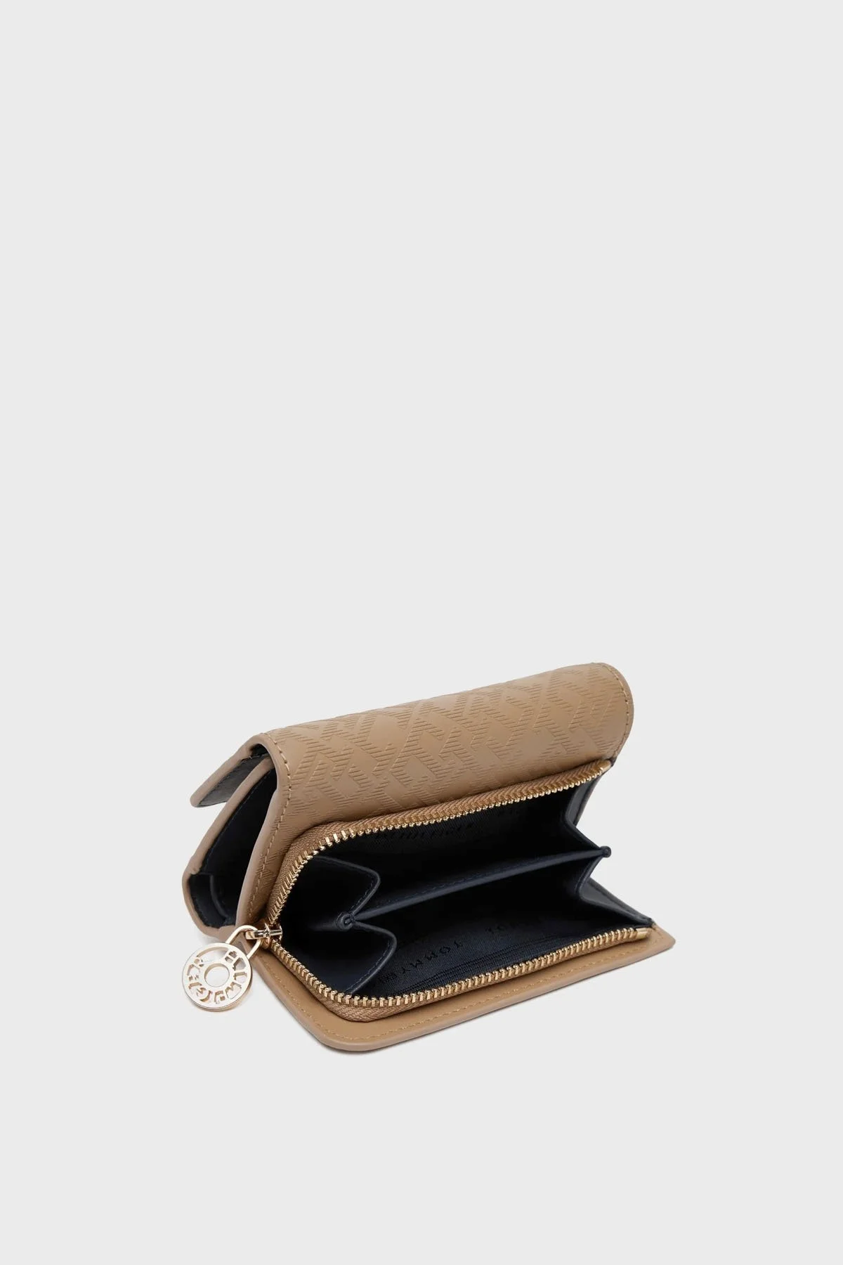 Tommy Hilfiger Monogram Logo Baskılı Bayan Cüzdan AW0AW17257 RBC KOYU HAKİ - 4