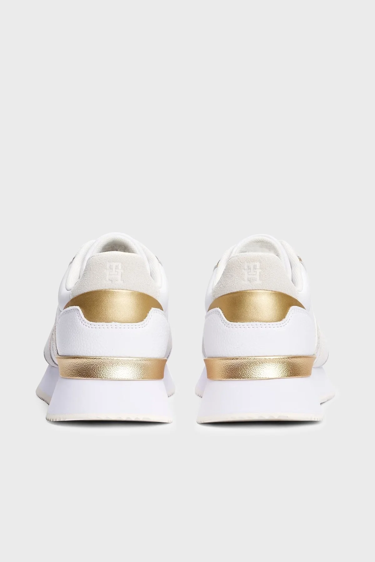Tommy Hilfiger Monogramlı Kalın Taban Sneaker Bayan Ayakkabı FW0FW08387 0K4 BEYAZ - 6