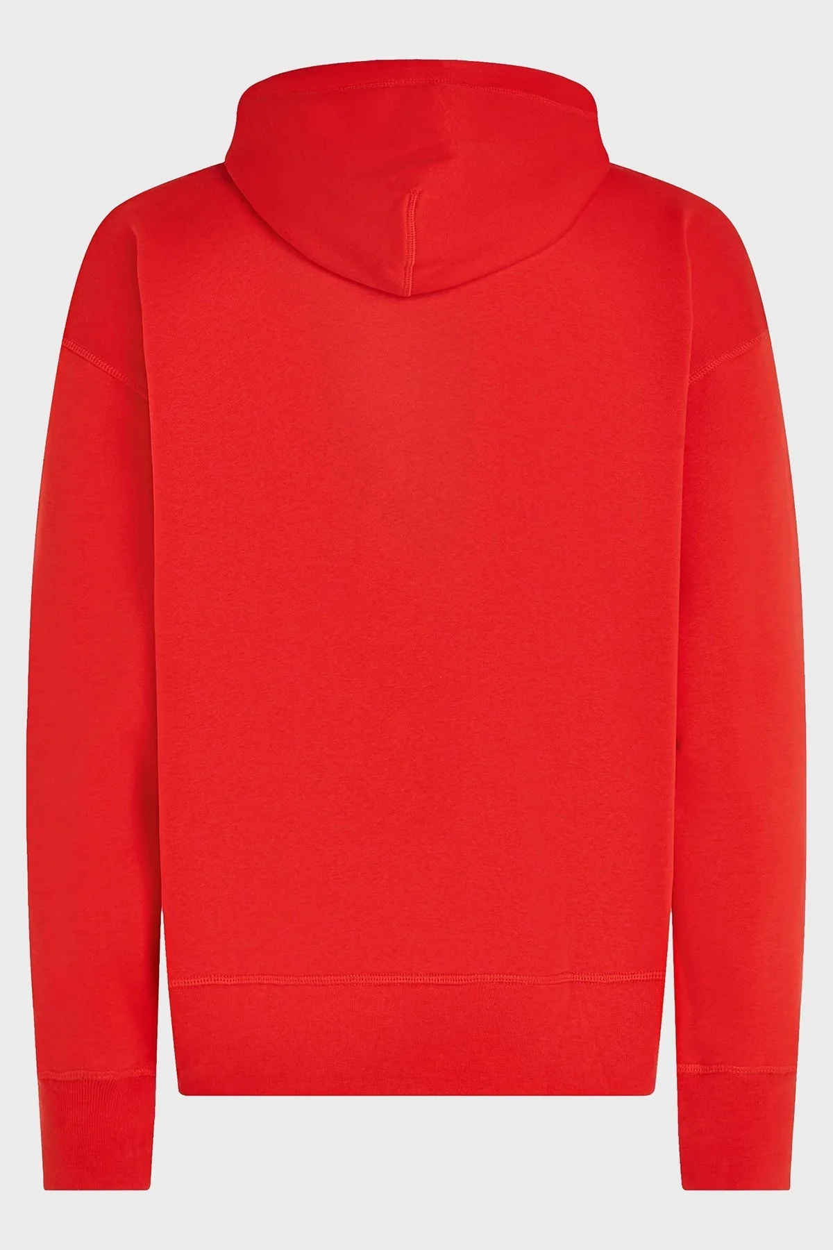 Tommy Hilfiger Nakışlı Pamuklu Regular Fit Kapüşonlu Erkek Sweat MW0MW33062 SNE KIRMIZI - 5