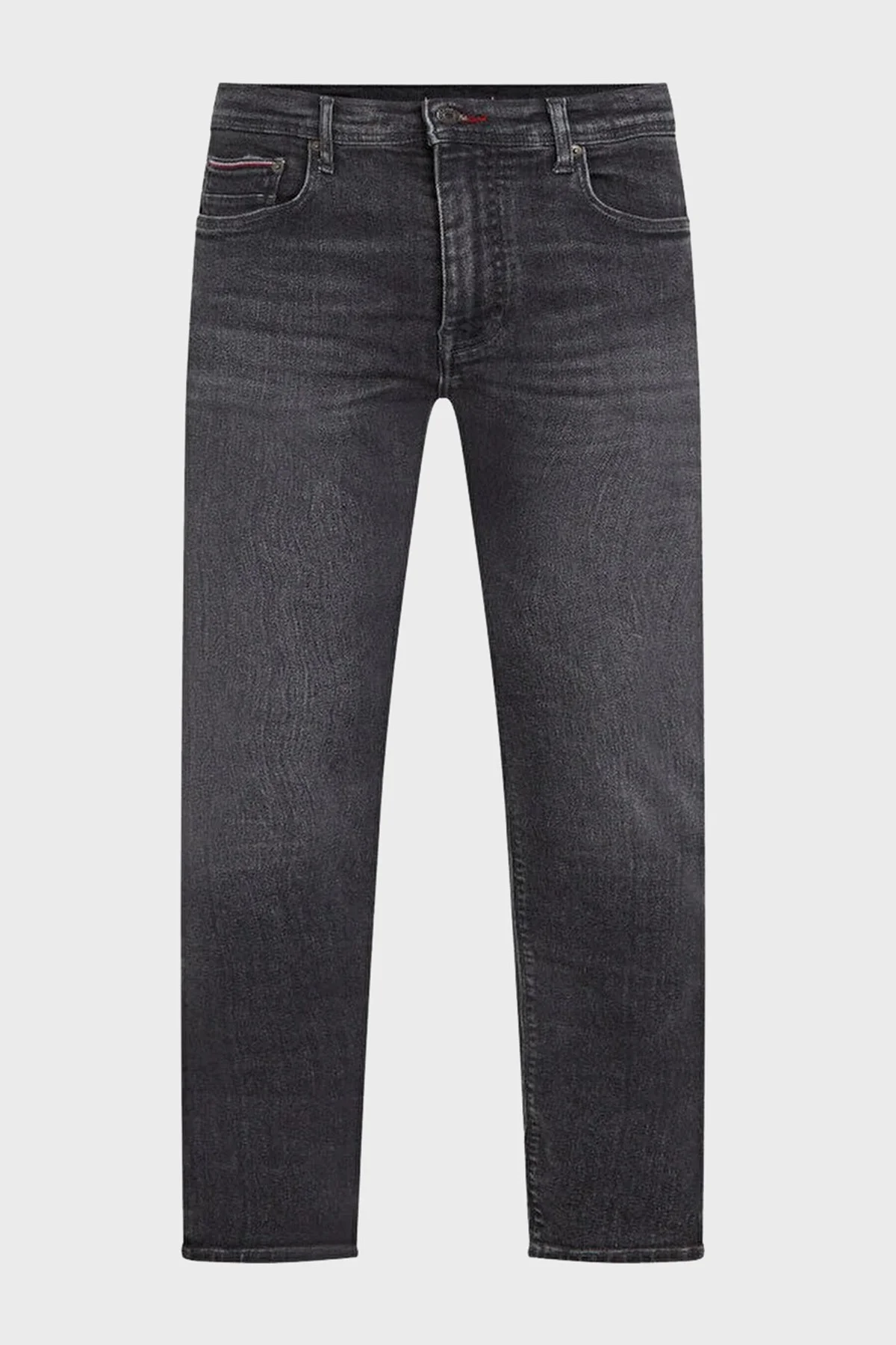 Tommy Hilfiger Normal Bel Slim Fit Jeans Erkek Kot Pantolon MW0MW32086 1B3 ANTRASİT - 2