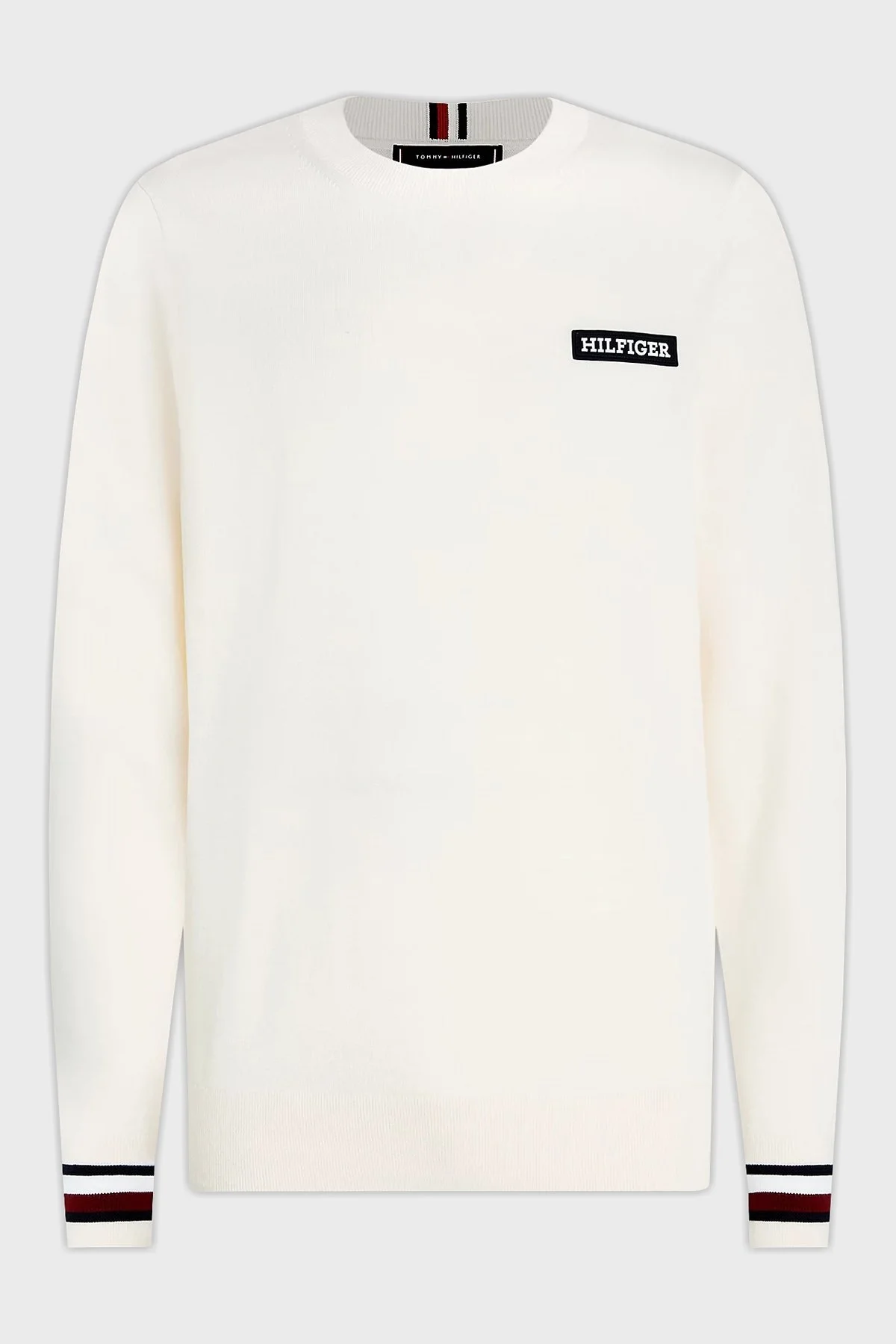 Tommy Hilfiger Organik Pamuklu Bisiklet Yaka Regular Fit Erkek Sweat MW0MW33502 AEF BEJ - 10