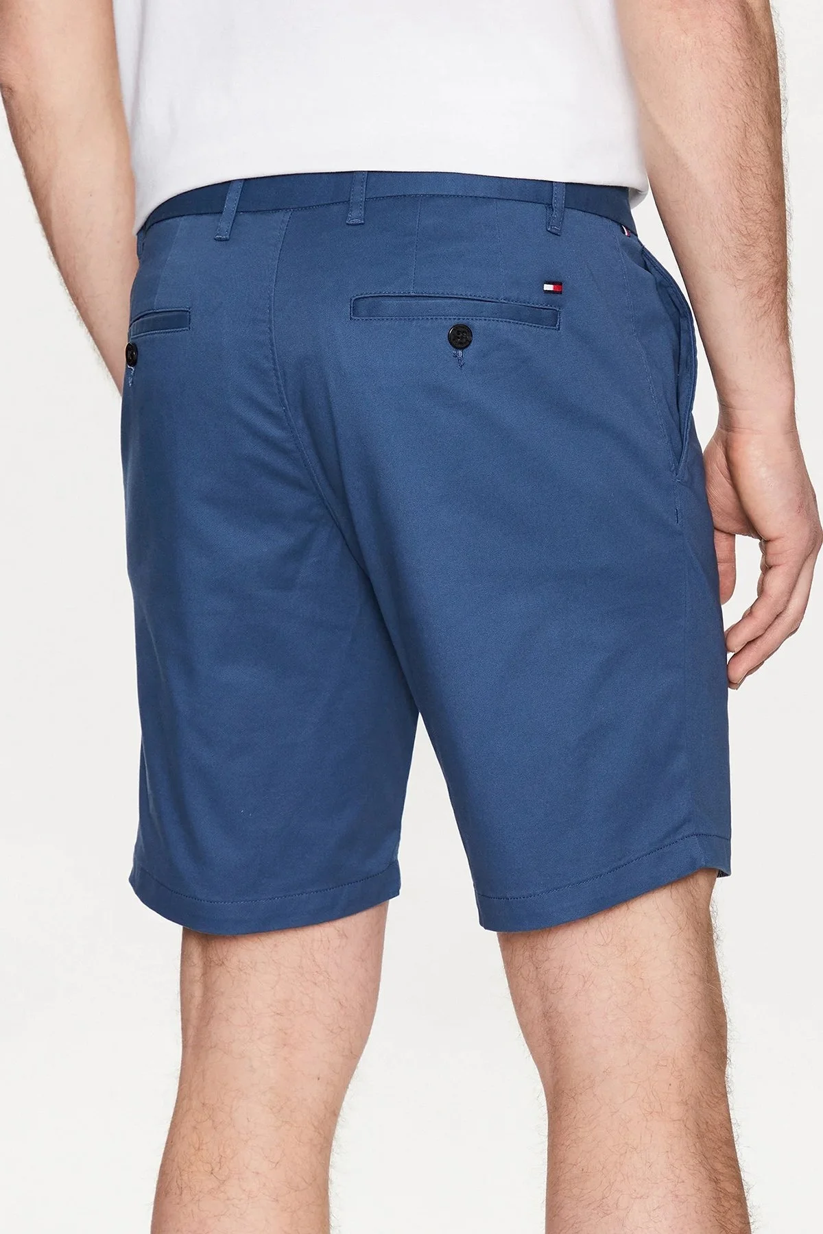 Tommy Hilfiger Organik Pamuklu Regular Fit Cepli Erkek Short MW0MW23563 DBZ İNDİGO - 3