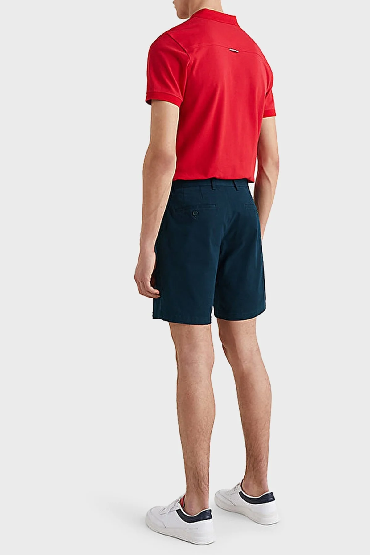 Tommy Hilfiger Organik Pamuklu Regular Fit Cepli Erkek Short MW0MW23563 DW5 LACİVERT - 8