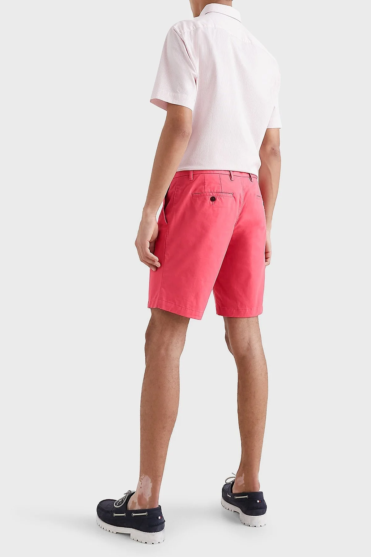 Tommy Hilfiger Organik Pamuklu Regular Fit Cepli Erkek Short MW0MW23563 XIX KIRMIZI - 2