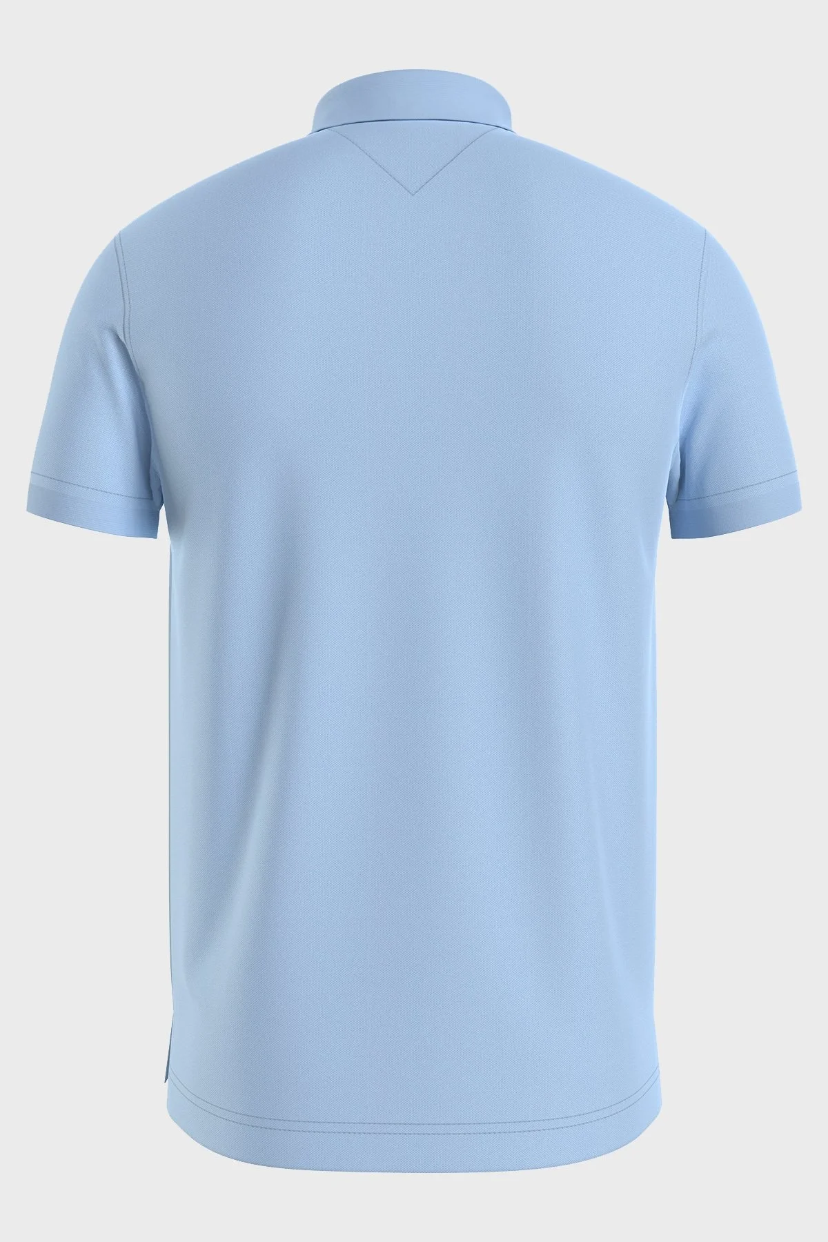 Tommy Hilfiger Organik Pamuklu Slim Fit Erkek Polo Yaka T Shirt MW0MW17771 C1R AÇIK MAVİ - 2