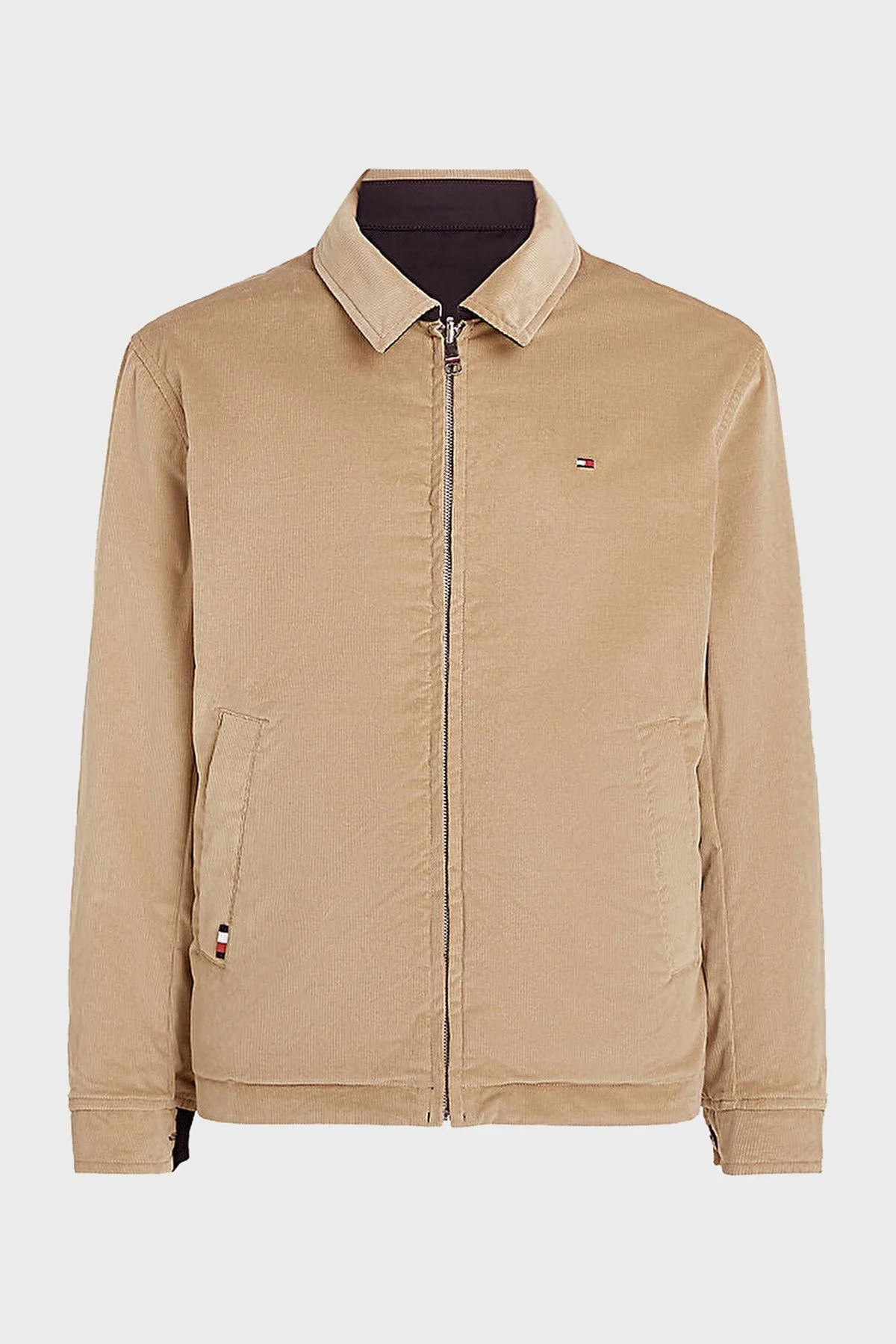 Tommy Hilfiger Pamuk Karışımlı Regular Fit Çift Taraflı Erkek Mont MW0MW36588 DW5 LACİVERT - 6