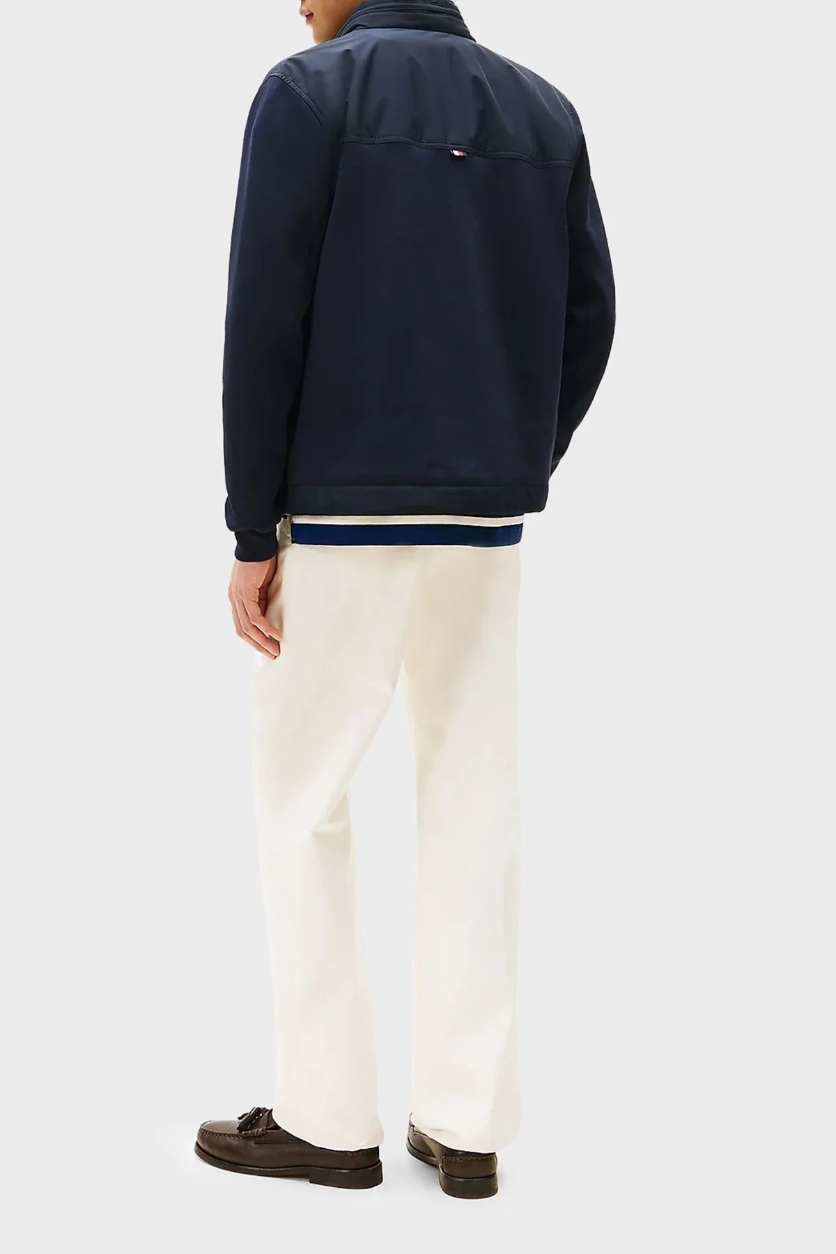 Tommy Hilfiger Pamuk Karışımlı Regular Fit Dik Yaka Erkek Ceket MW0MW39395 DW5 LACİVERT - 2