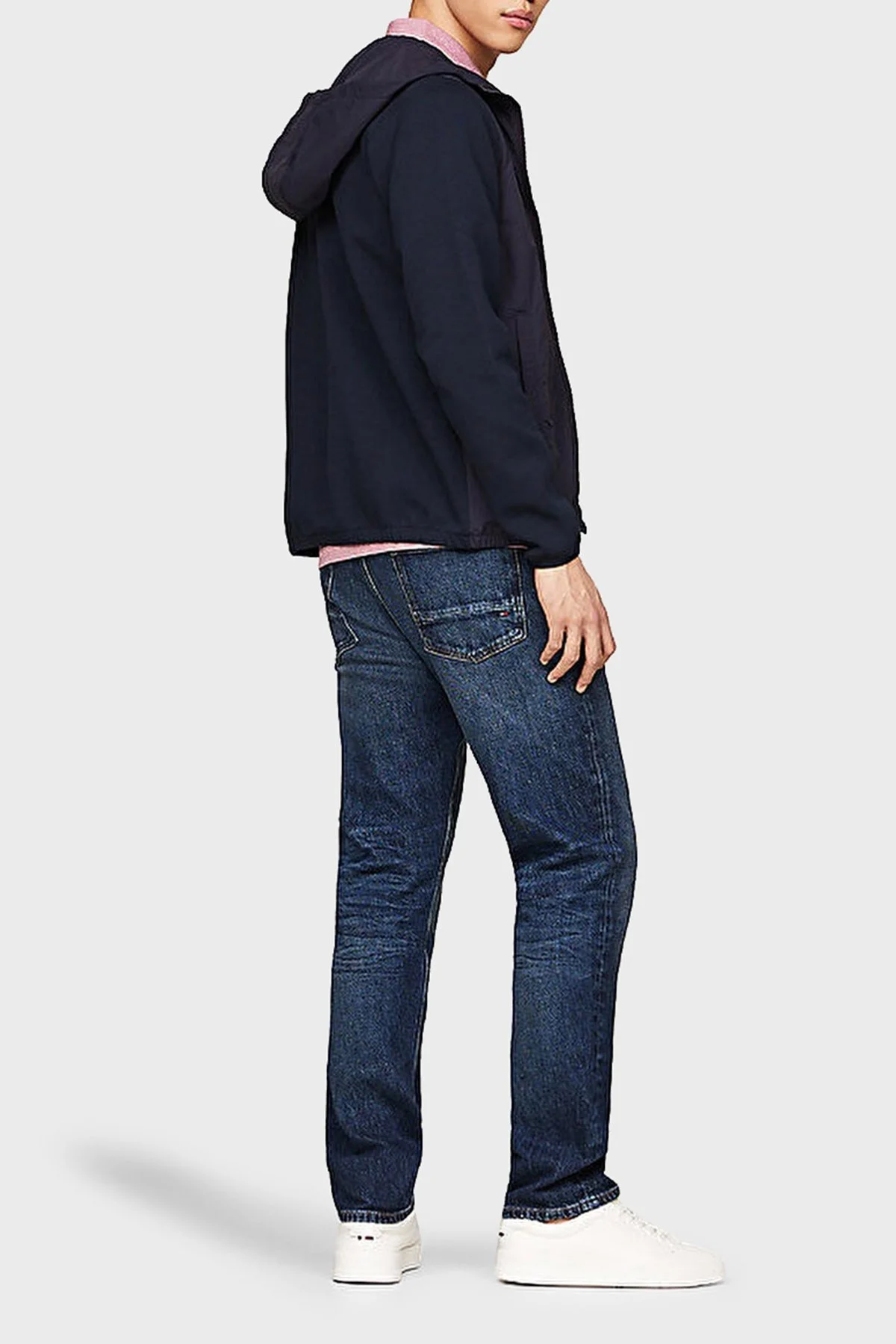 Tommy Hilfiger Pamuk Karışımlı Regular Fit Kapüşonlu Fermuarlı Erkek Sweat MW0MW35562 DW5 LACİVERT - 2