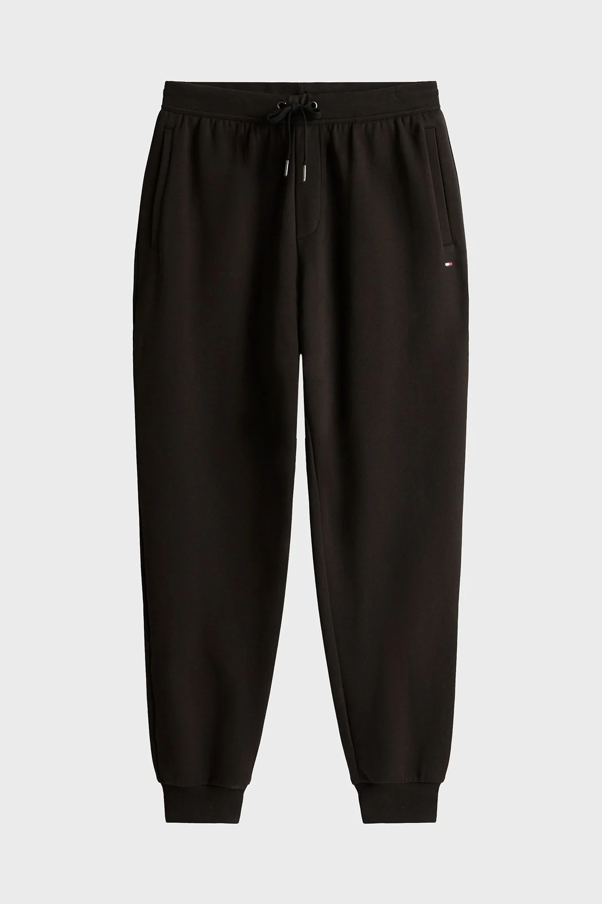 Tommy Hilfiger Pamuk Karışımlı Regular Fit Ribanalı Paça Jogger Erkek Pantolon MW0MW37242 BDS SİYAH - 5