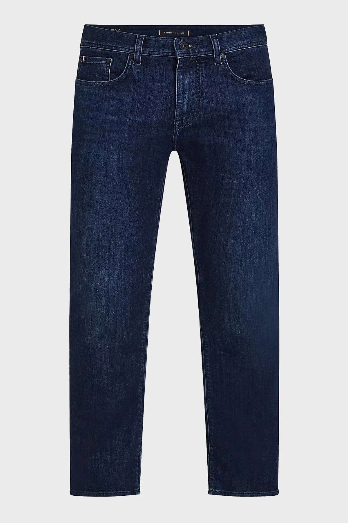 Tommy Hilfiger Pamuk Karışımlı Slim Fit Dar Paça Jeans Erkek Kot Pantolon MW0MW36686 1BQ İNDİGO - 10