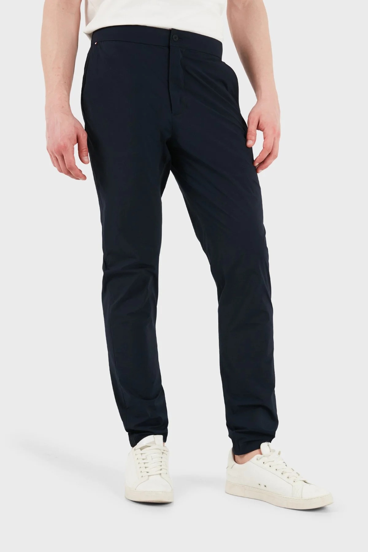 Tommy Hilfiger Pamuk Karışımlı Tapered Fit Normal Bel Erkek Pantolon MW0MW41777 DW5 LACİVERT - 5