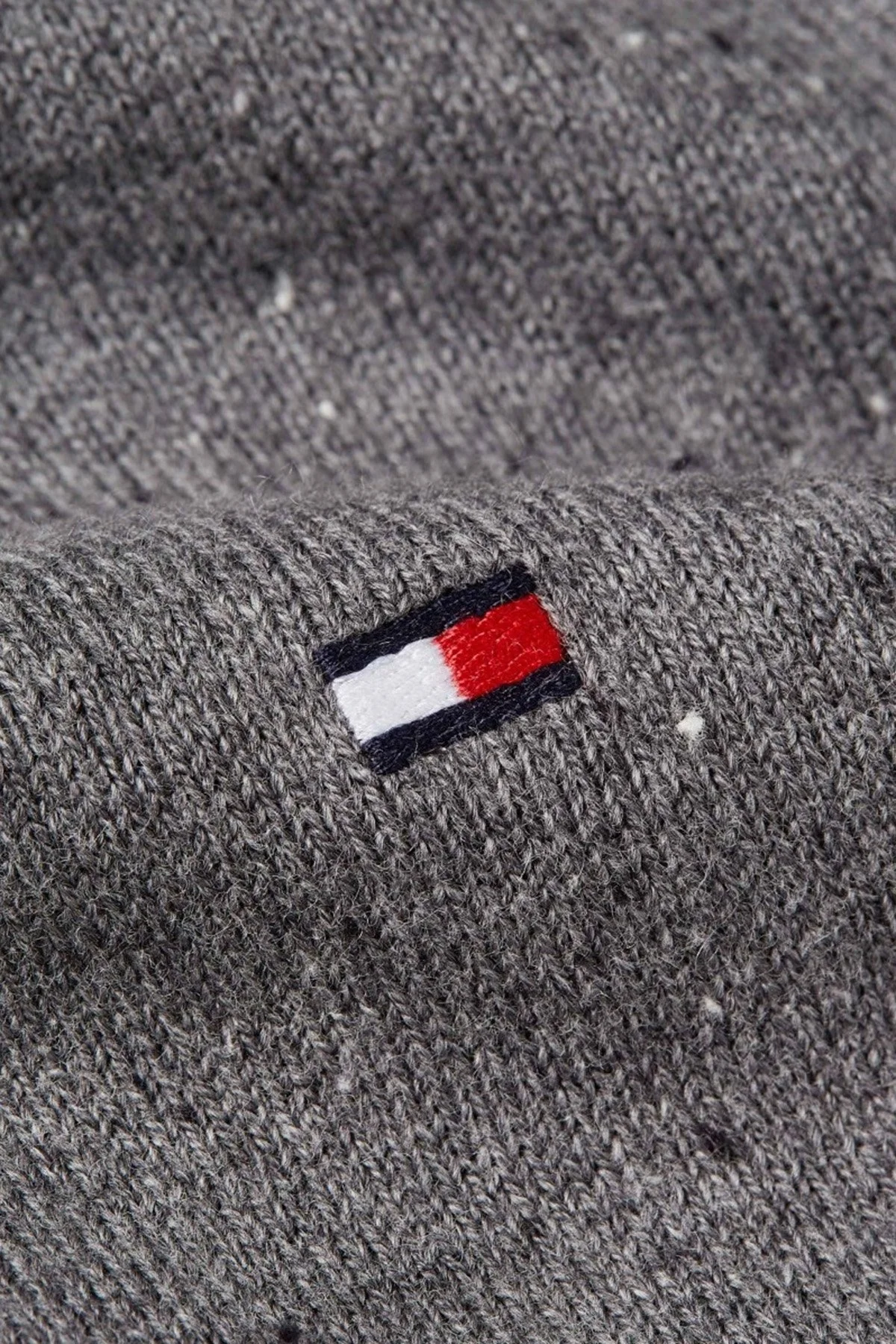 Tommy Hilfiger Pamuk ve Kaşmir Karışımlı Regular Fit Balıkçı Yaka Erkek Kazak MW0MW28048 P91 GRİ - 6