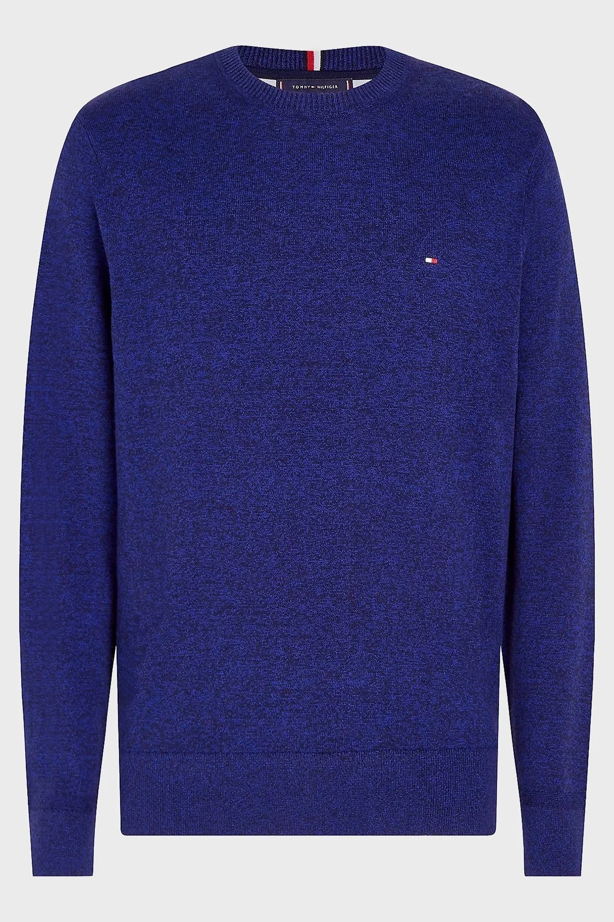 Tommy Hilfiger Pamuk ve Kaşmir Karışımlı Regular Fit Bisiklet Yaka Erkek Kazak MW0MW28046 C9L LACİVERT - 6
