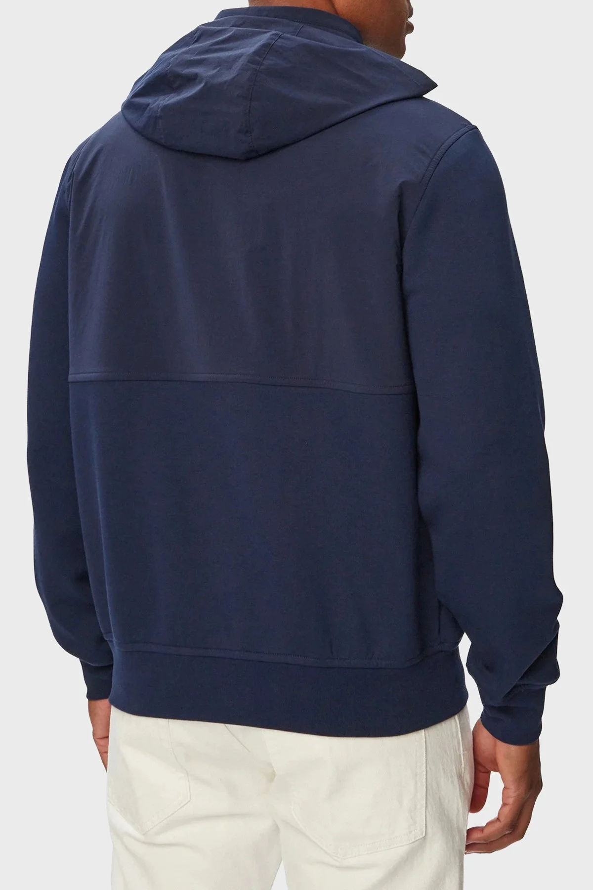 Tommy Hilfiger Pamuklu Dik Yaka Regular Fit Erkek Sweat MW0MW43443 DCC Lacivert - 3