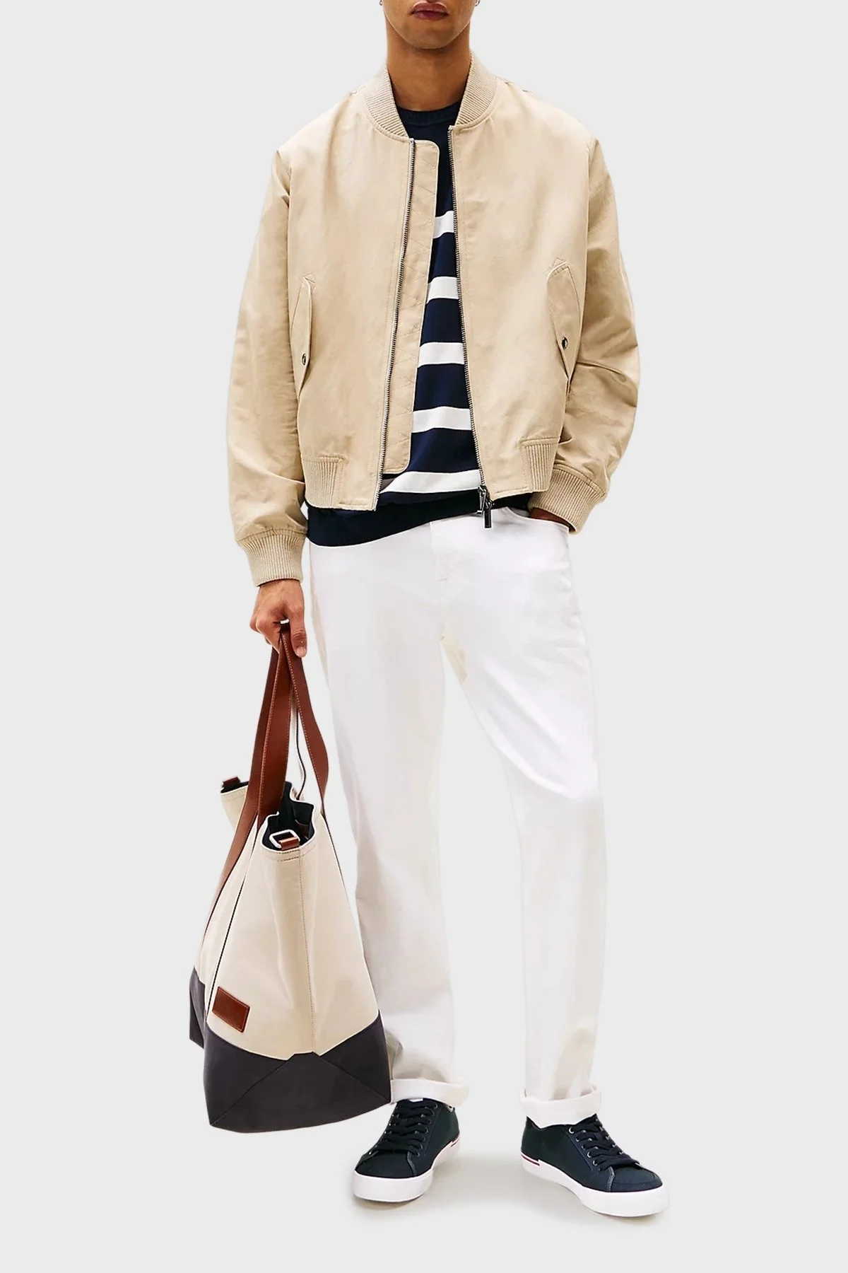 Tommy Hilfiger Pamuklu Logolu Sneaker Erkek Ayakkabı FM0FM05398 DW5 LACİVERT - 2