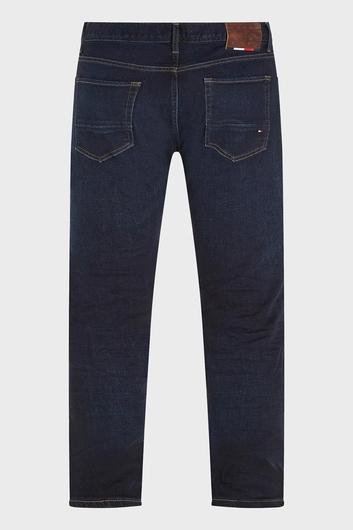 Tommy Hilfiger Pamuklu Normal Bel Slim Fit Dar Paça Jeans Erkek Kot Pantolon MW0MW33346 1BN LACİVERT - 5