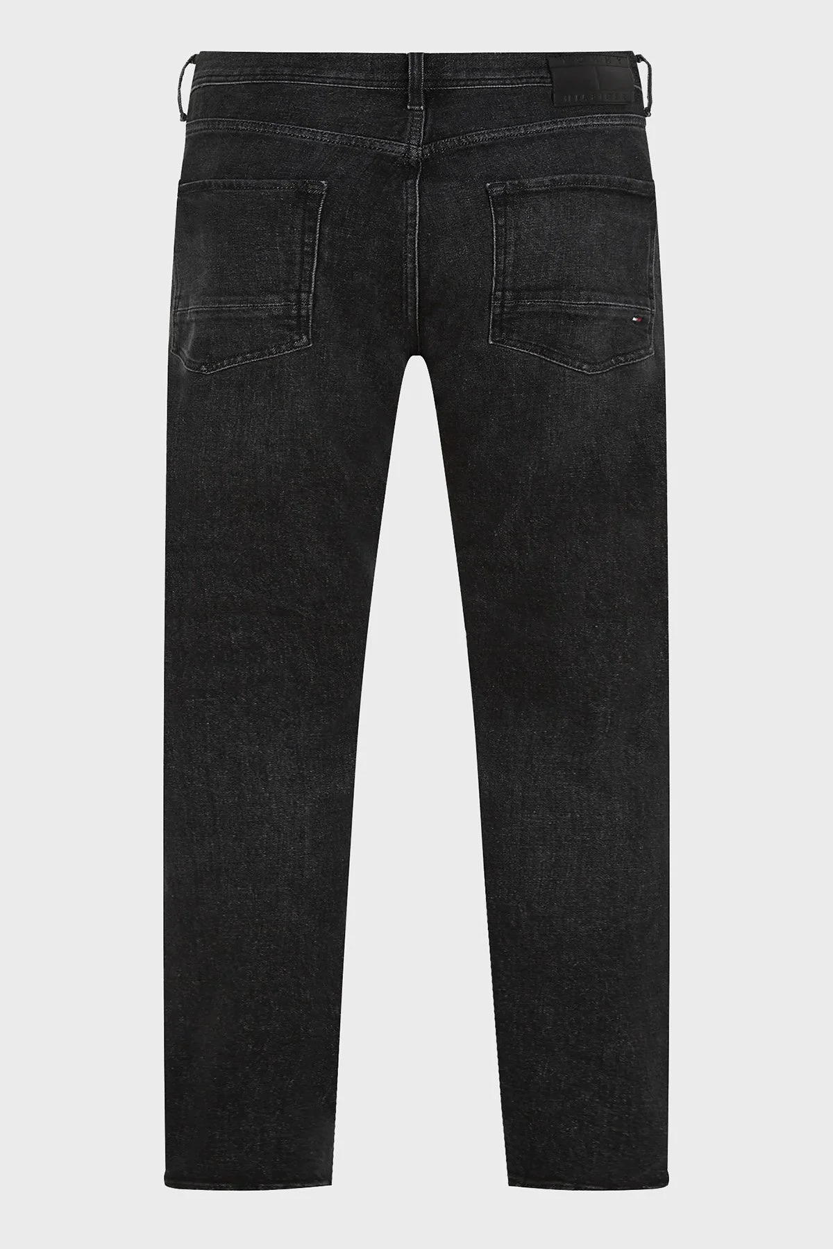 Tommy Hilfiger Pamuklu Normal Bel Slim Fit Düz Paça Jeans Erkek Kot Pantolon MW0MW33343 1B2 SİYAH - 5