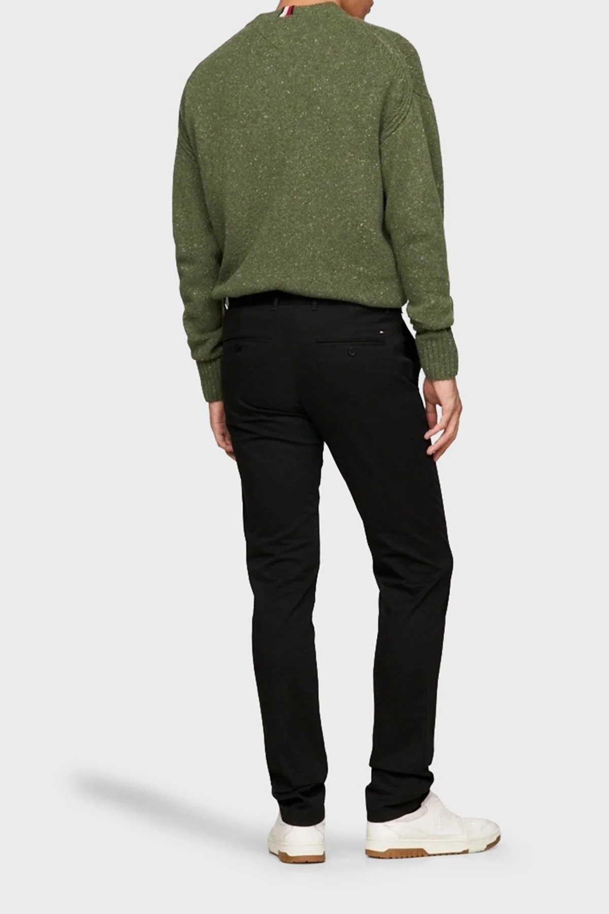 Tommy Hilfiger Pamuklu Normal Bel Slim Fit Erkek Pantolon MW0MW26619 BDS SİYAH - 13