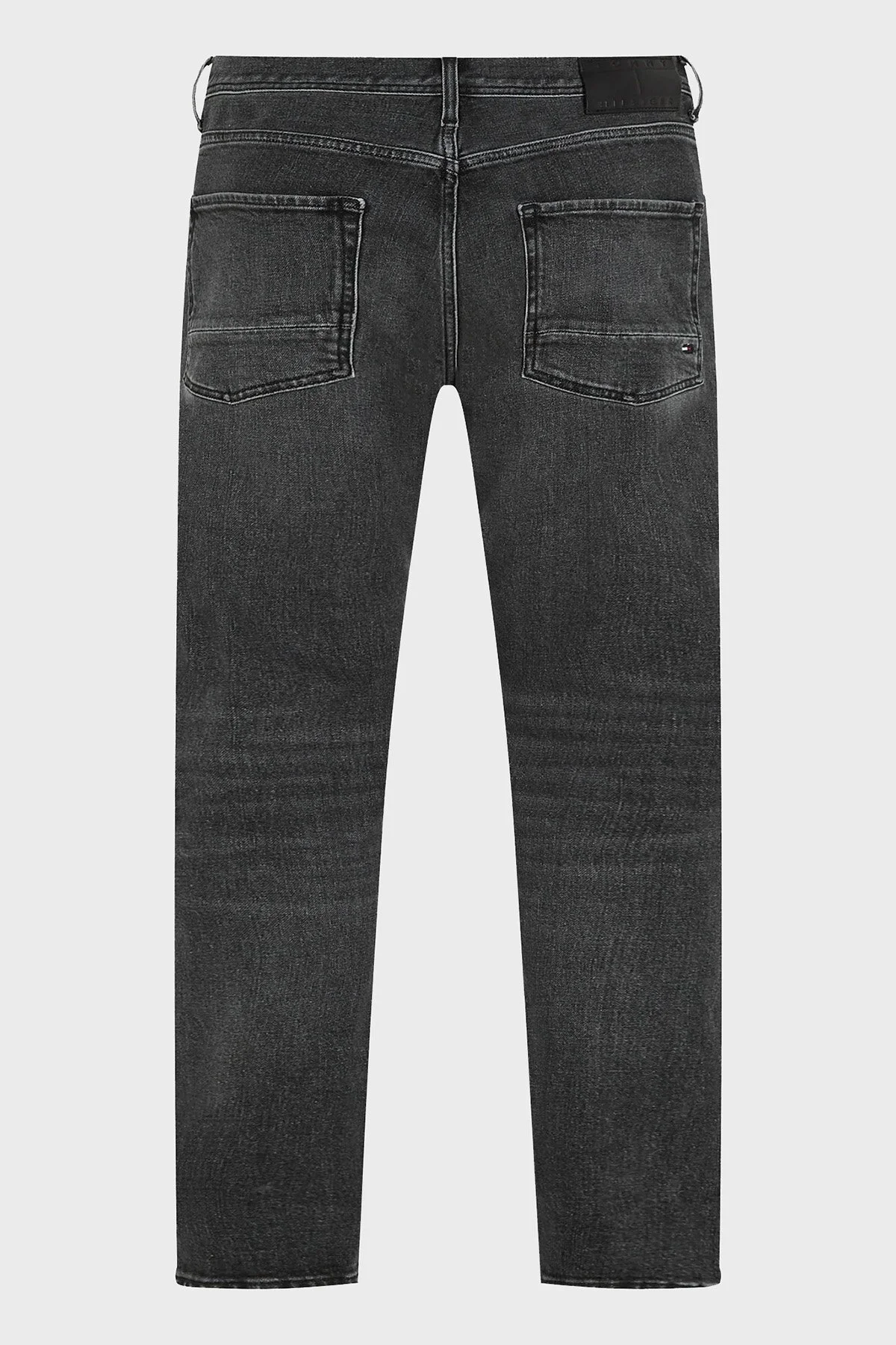 Tommy Hilfiger Pamuklu Normal Bel Straight Fit Jeans Erkek Kot Pantolon MW0MW33344 1B3 ANTRASİT - 4