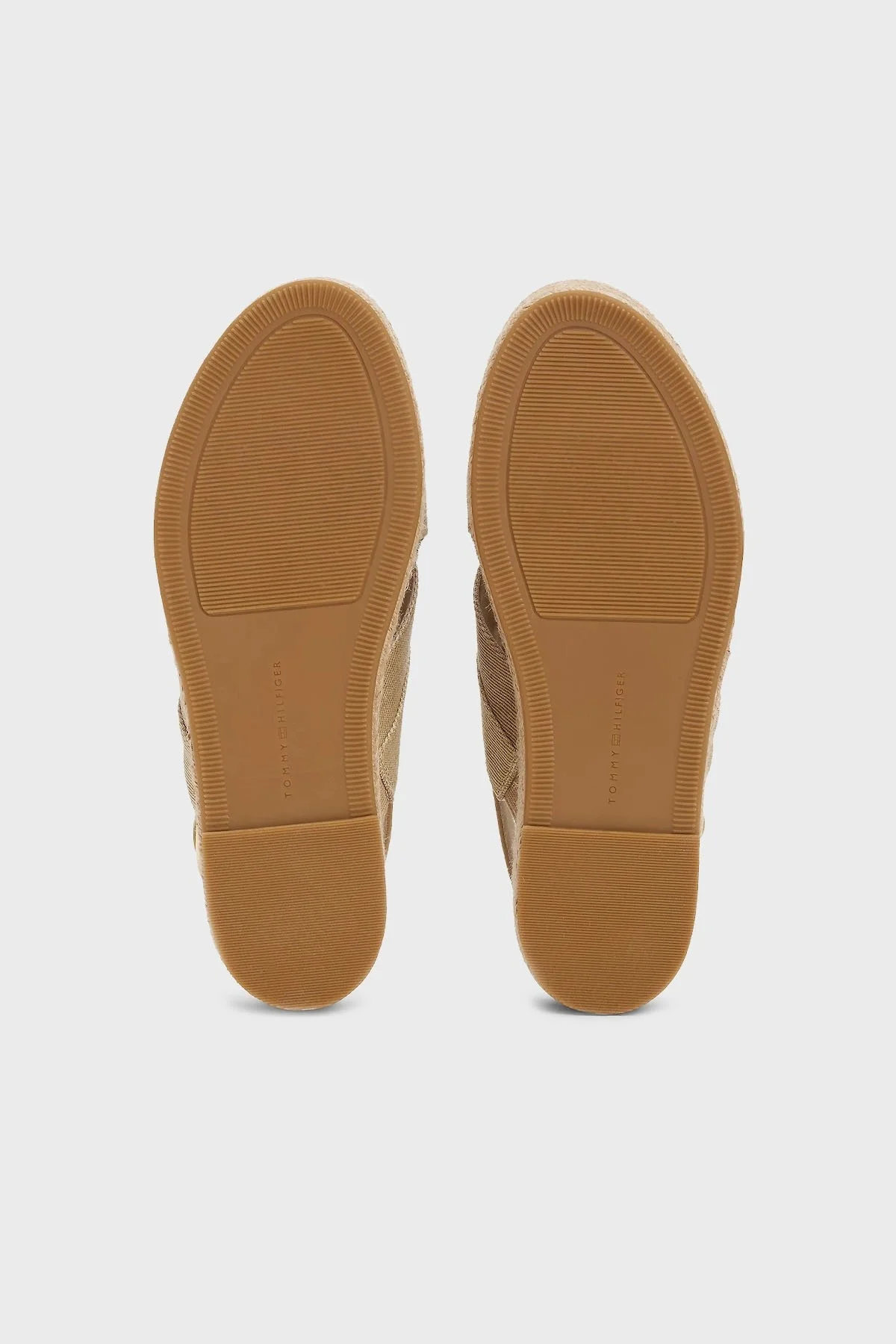 Tommy Hilfiger Pamuklu Platform Espadril Bayan Sandalet FW0FW08669 ACC BEJ - 14