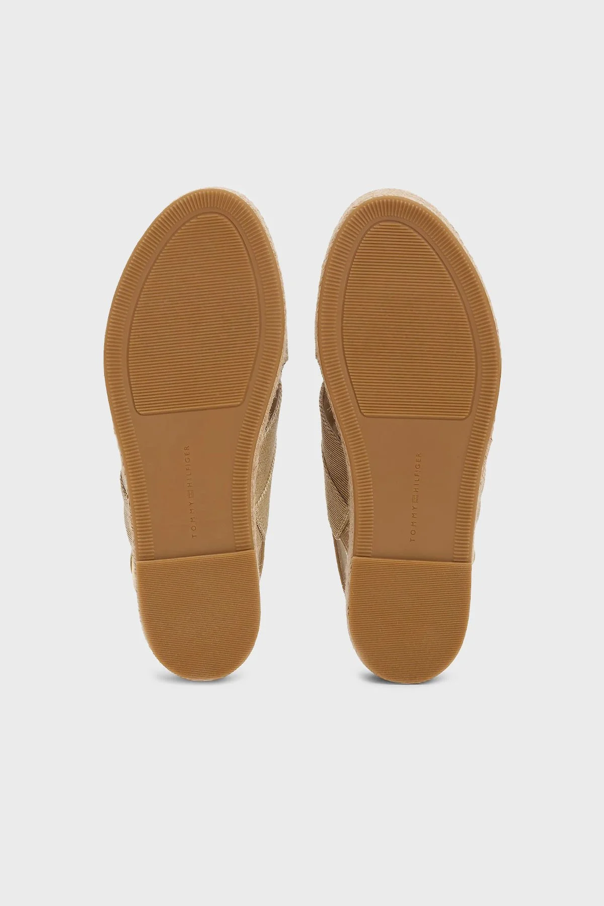 Tommy Hilfiger Pamuklu Platform Espadril Kadın Sandalet FW0FW08669 ACC BEJ - 7