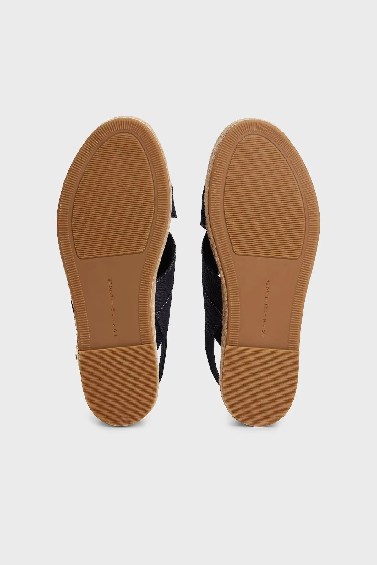 Tommy Hilfiger Pamuklu Platform Espadril Bayan Sandalet FW0FW08669 DW6 LACİVERT - 14