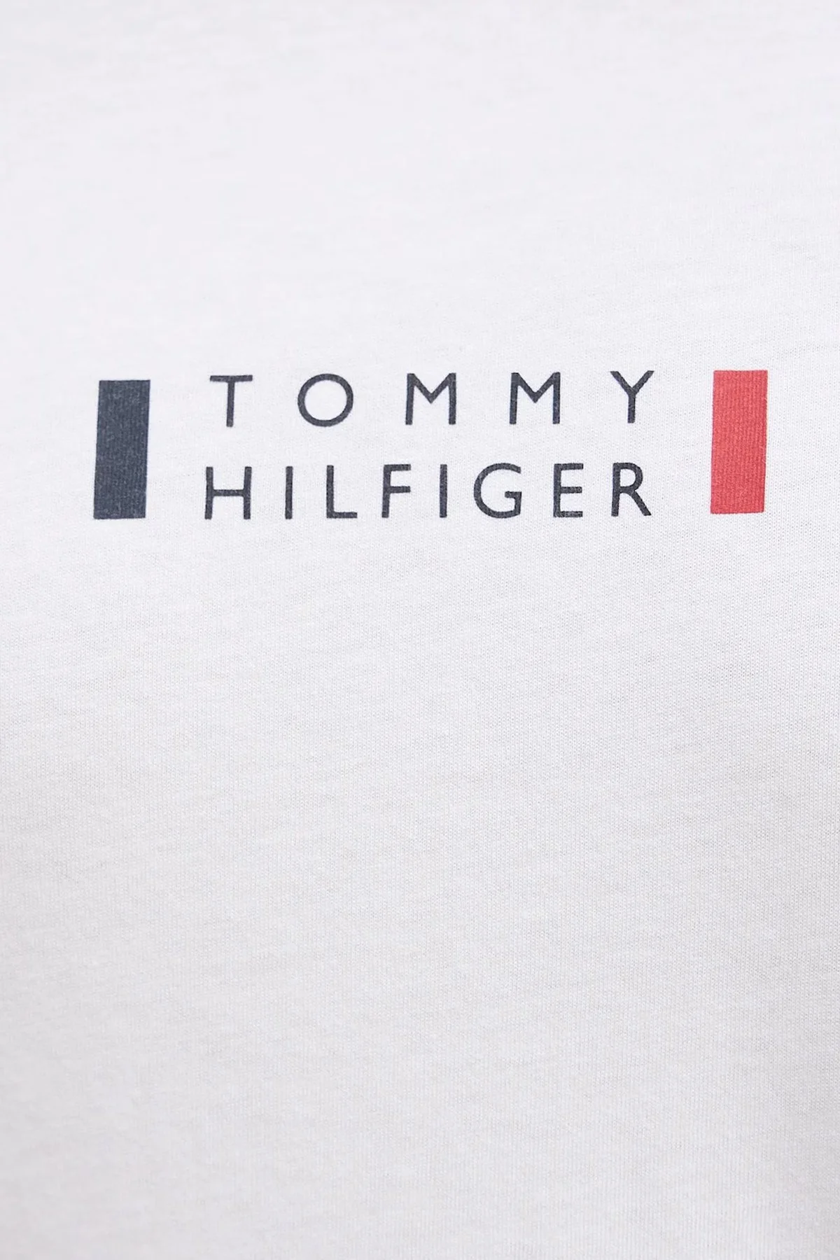 Tommy Hilfiger Pamuklu Regular Fit Bisiklet Yaka Erkek T Shirt MW0MW41453 YBR BEYAZ - 5
