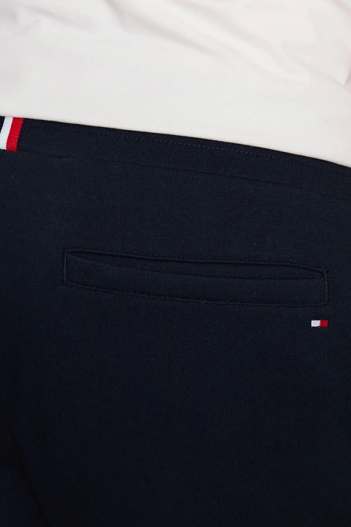 Tommy Hilfiger Pamuklu Regular Fit Cepli Erkek Eşofman Altı MW0MW32059 DW5 LACİVERT - 5