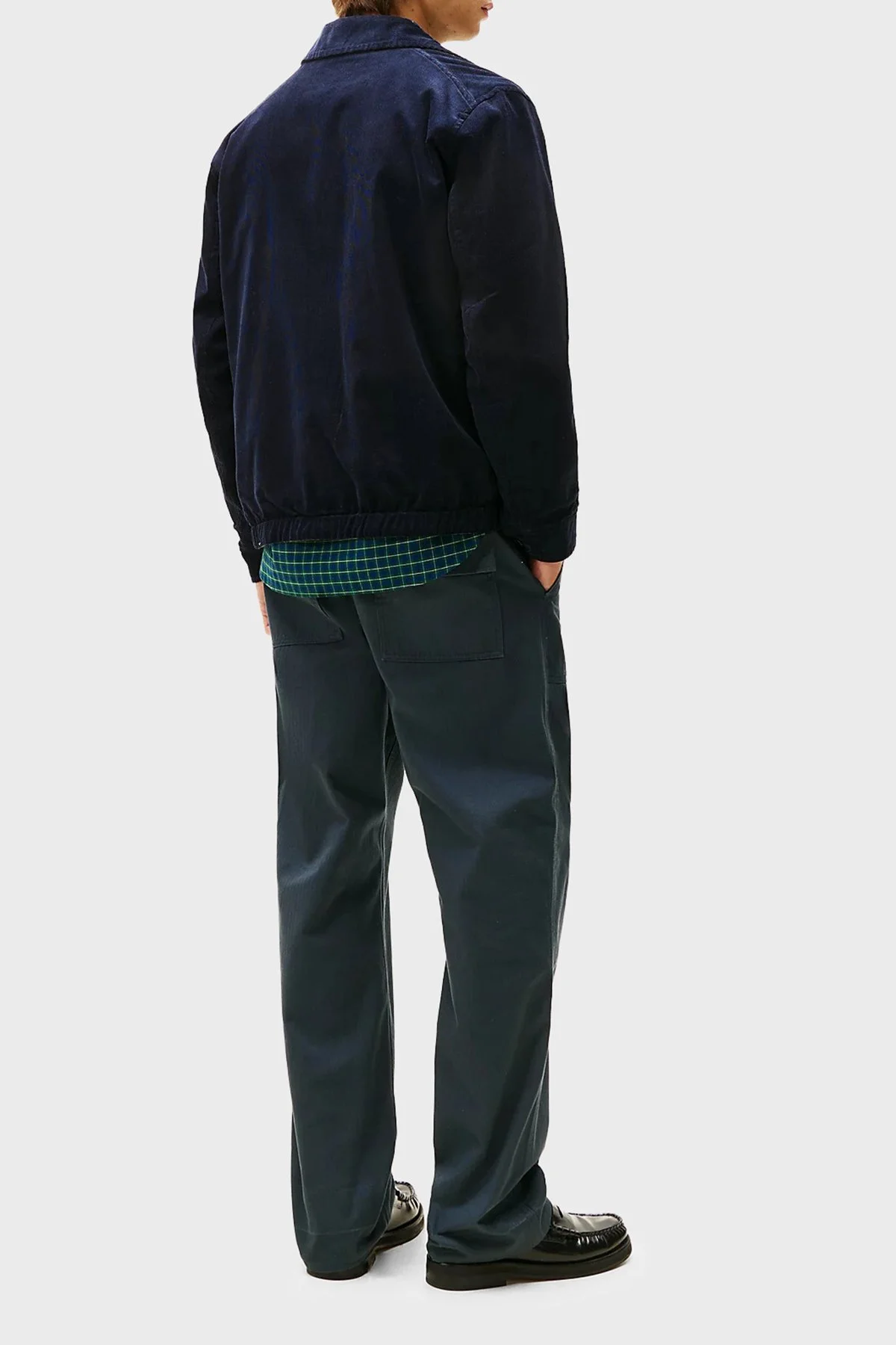 Tommy Hilfiger Pamuklu Regular Fit Çift Taraflı Kadife Erkek Ceket MW0MW40620 DW5 LACİVERT - 3