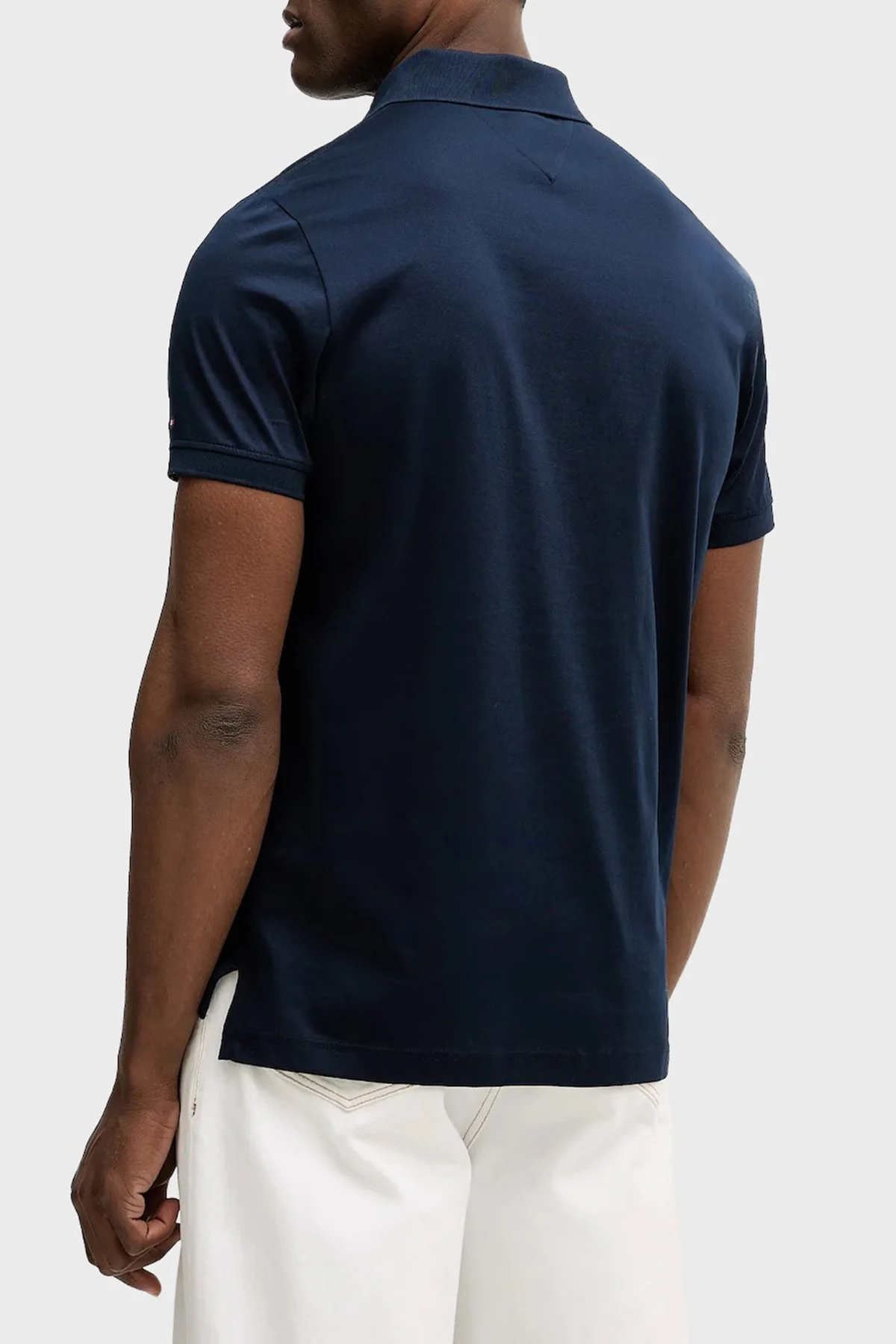 Tommy Hilfiger Pamuklu Regular Fit Düğmeli Erkek Polo Yaka T Shirt MW0MW41611 C1G LACİVERT - 3