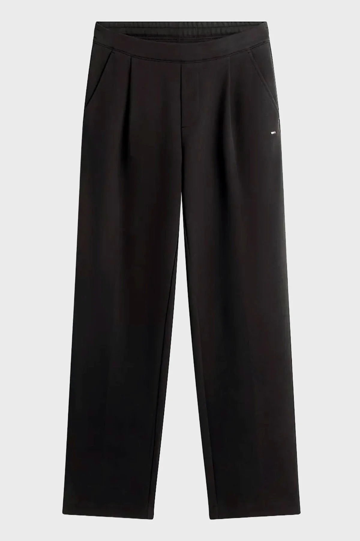 Tommy Hilfiger Pamuklu Regular Fit Düz Paça Jogger Erkek Pantolon MW0MW41763 BDS SİYAH - 5