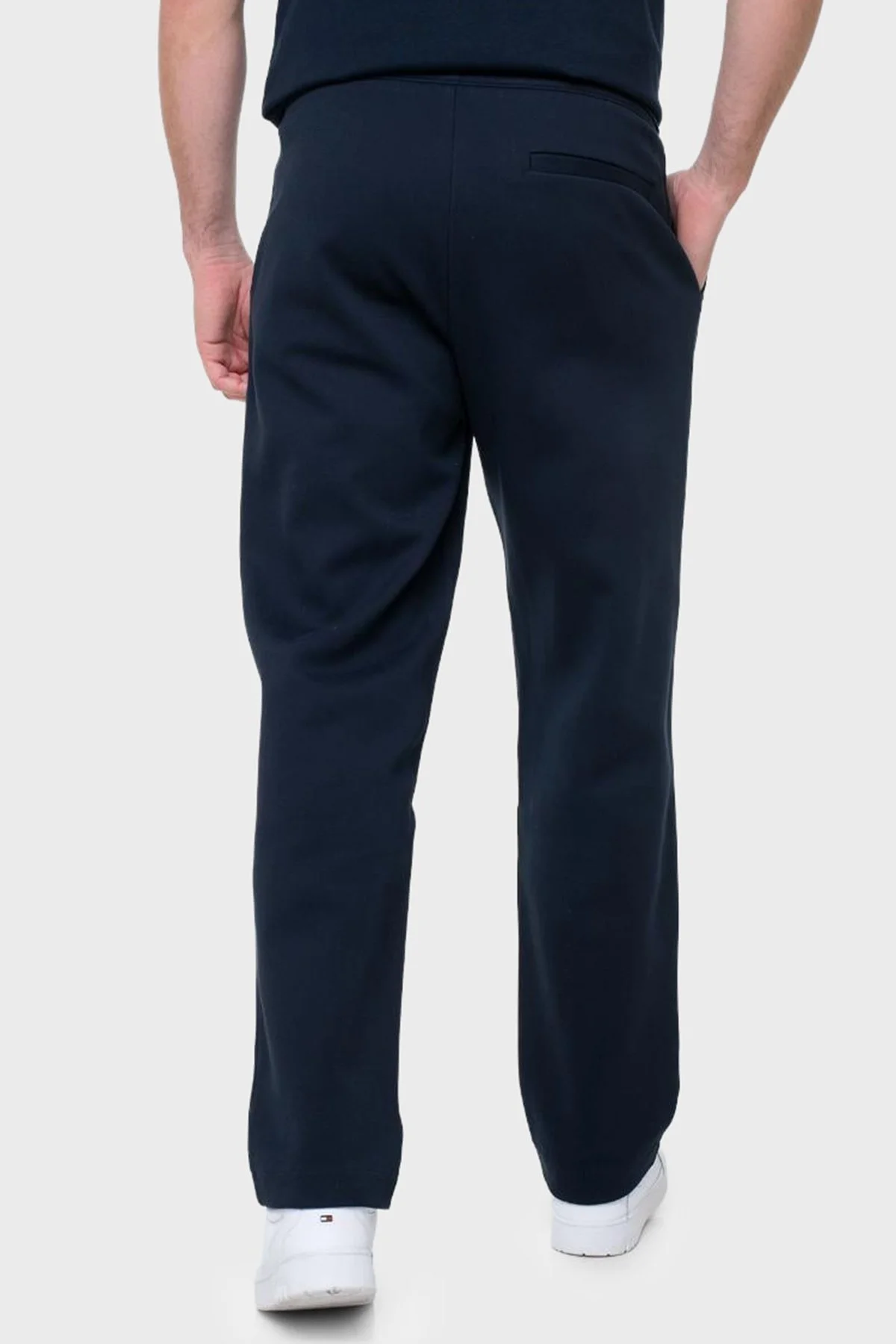 Tommy Hilfiger Pamuklu Regular Fit Düz Paça Jogger Erkek Pantolon MW0MW41763 DW5 LACİVERT - 2