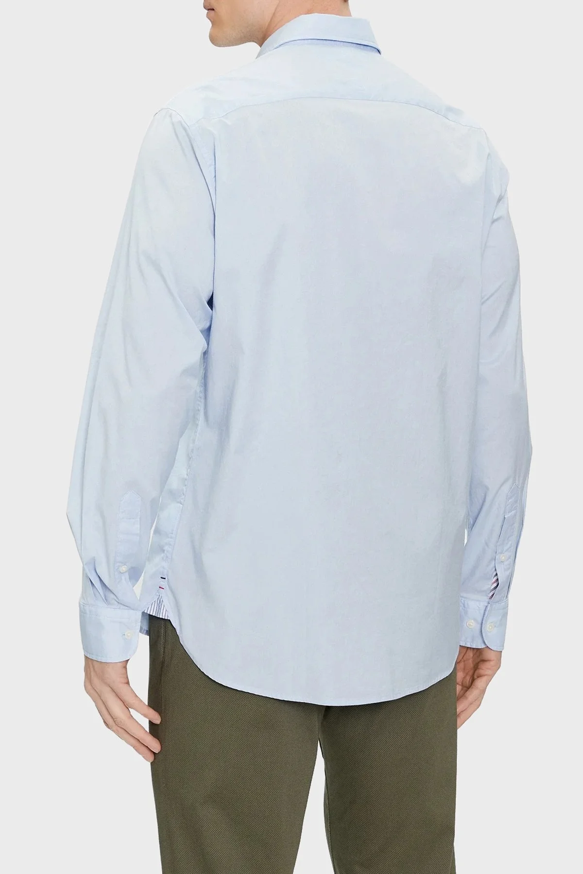 Tommy Hilfiger Pamuklu Regular Fit Erkek Gömlek MW0MW30934 C3Q AÇIK MAVİ - 2