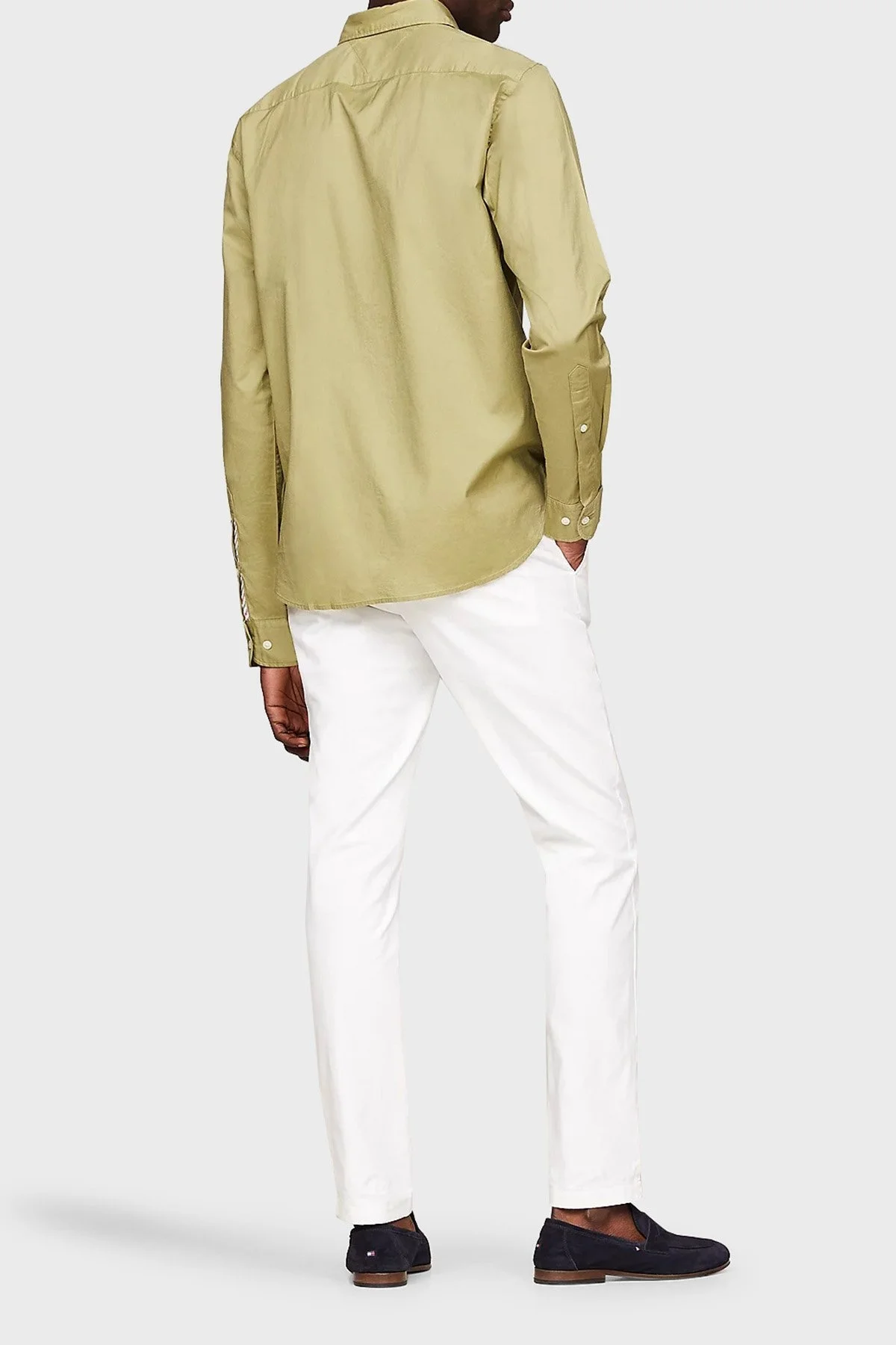 Tommy Hilfiger Pamuklu Regular Fit Erkek Gömlek MW0MW30934 L9F HAKİ - 2