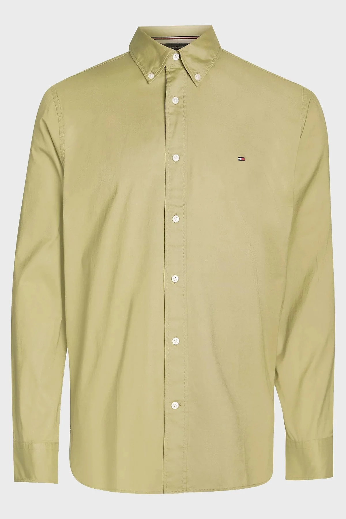 Tommy Hilfiger Pamuklu Regular Fit Erkek Gömlek MW0MW30934 L9F HAKİ - 5