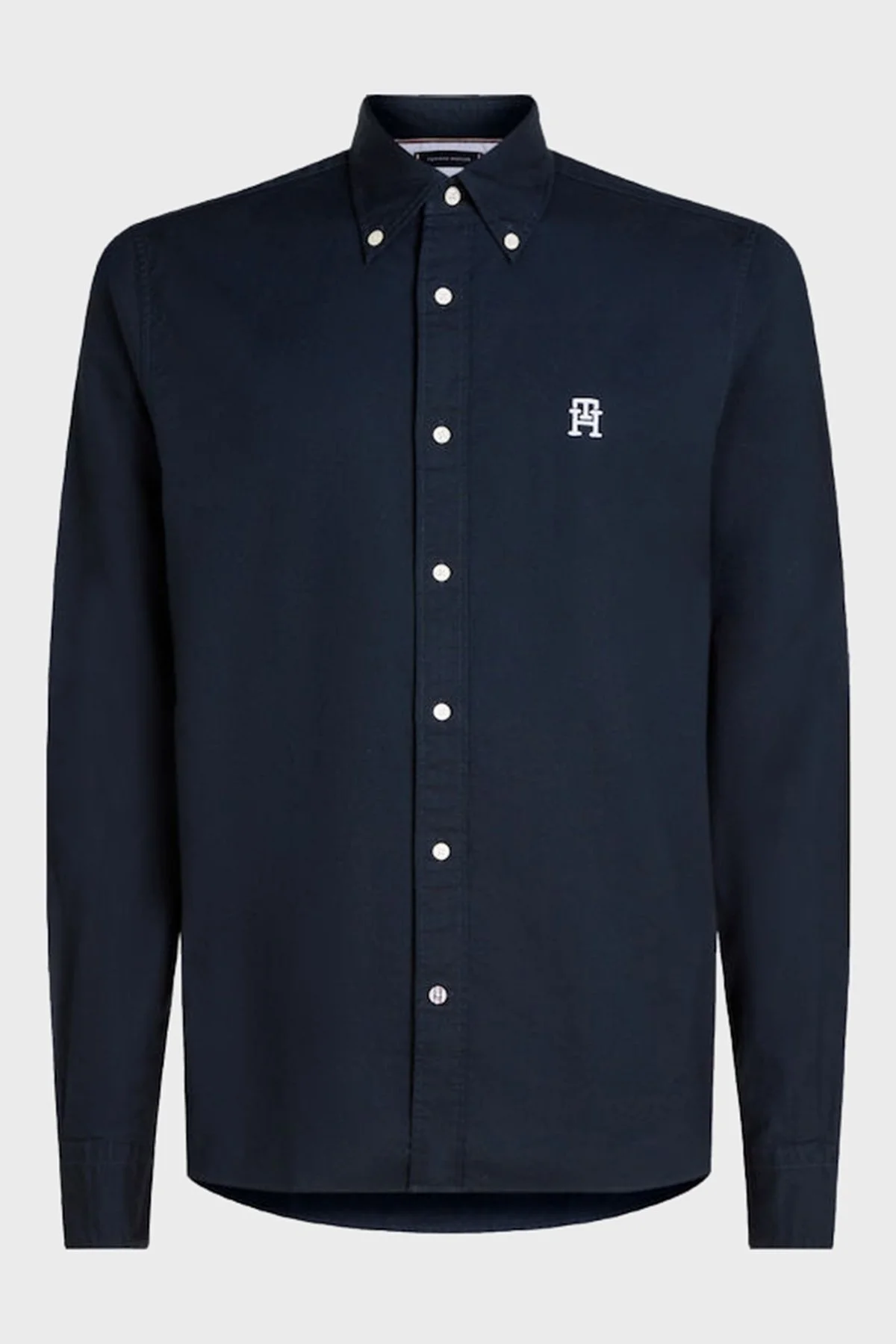 Tommy Hilfiger Pamuklu Regular Fit Erkek Gömlek MW0MW34231 DW5 LACİVERT - 1