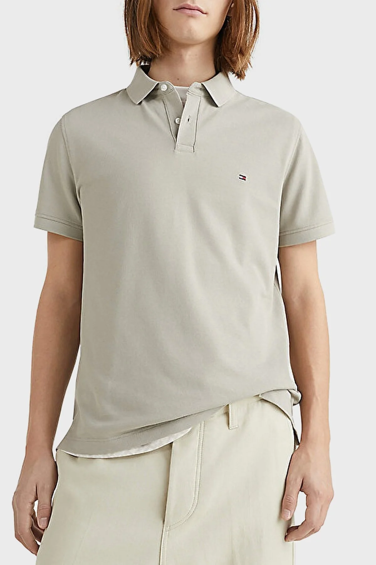 Tommy Hilfiger Pamuklu Regular Fit Erkek Polo T Shirt MW0MW17770 AEP TAŞ - 1