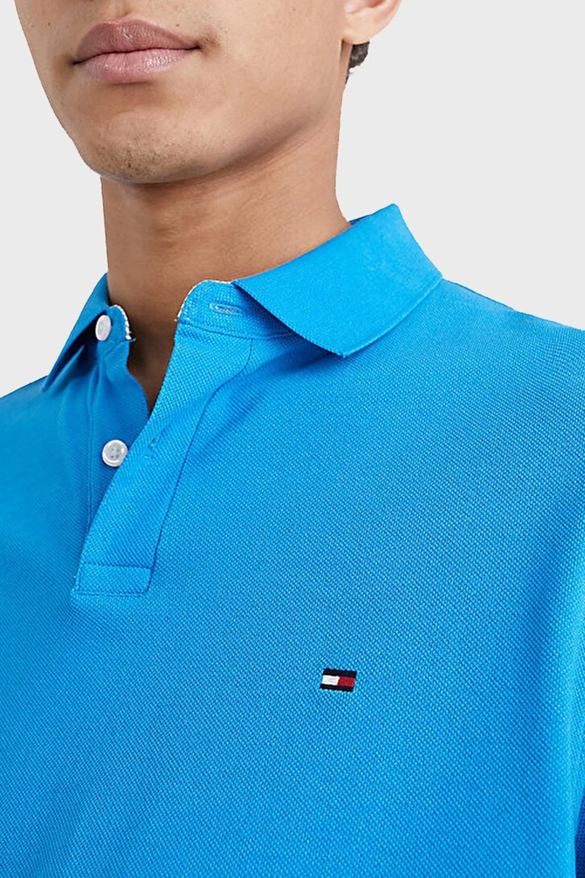 Tommy Hilfiger Pamuklu Regular Fit Erkek Polo T Shirt MW0MW17770 CZW SAKS - 2