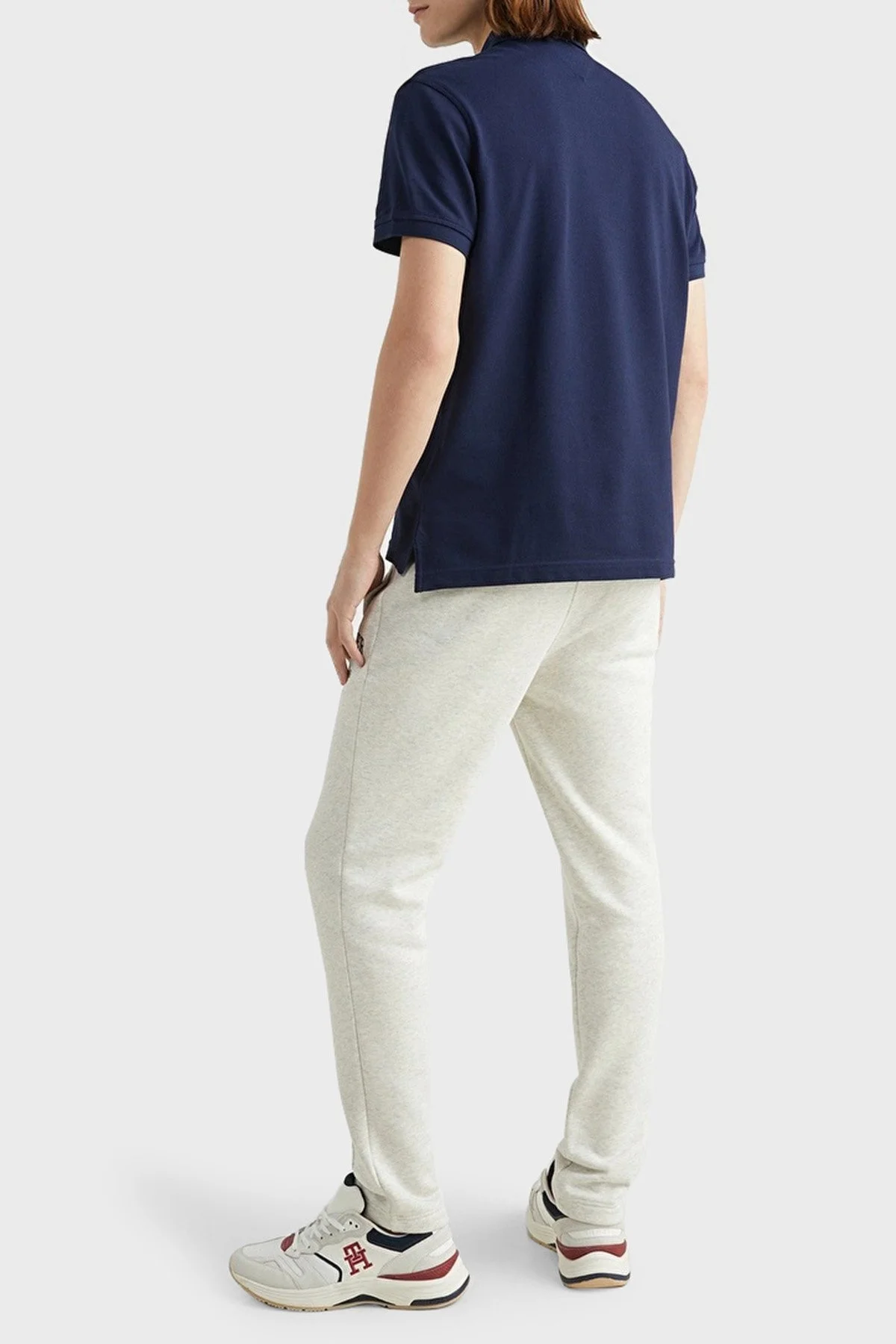 Tommy Hilfiger Pamuklu Regular Fit Erkek Polo T Shirt MW0MW17770 DCC LACİVERT - 3
