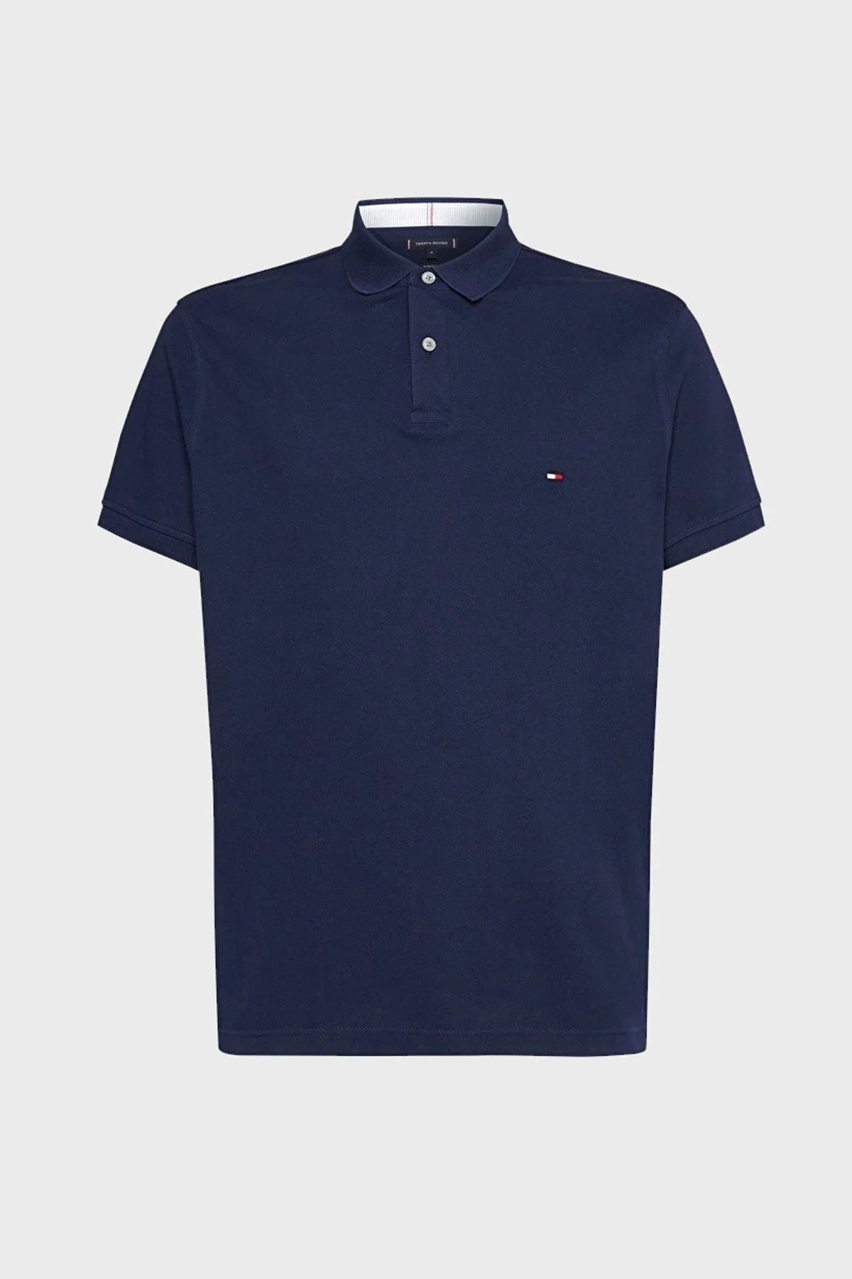 Tommy Hilfiger Pamuklu Regular Fit Erkek Polo T Shirt MW0MW17770 DCC LACİVERT - 5