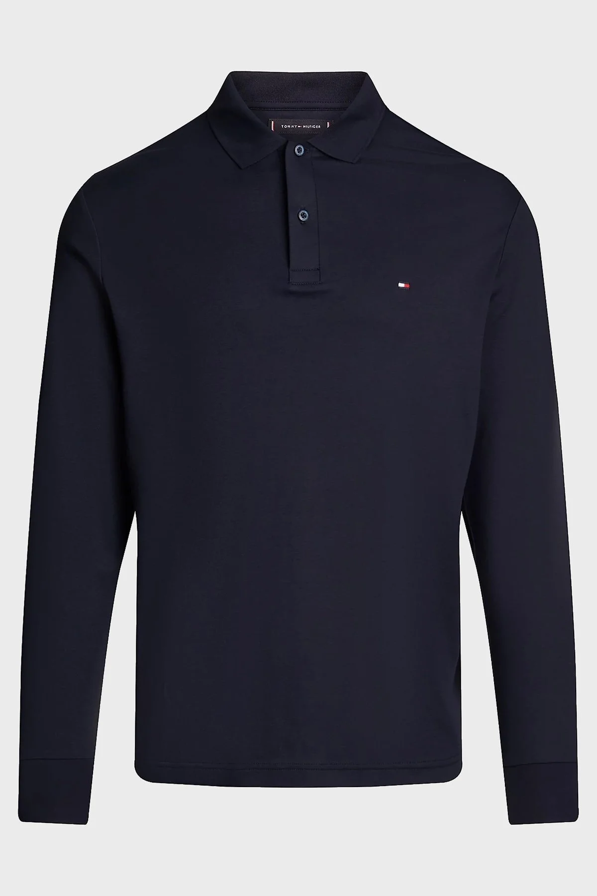 Tommy Hilfiger Pamuklu Regular Fit Erkek Polo Yaka Sweat MW0MW37317 DW5 LACİVERT - 5